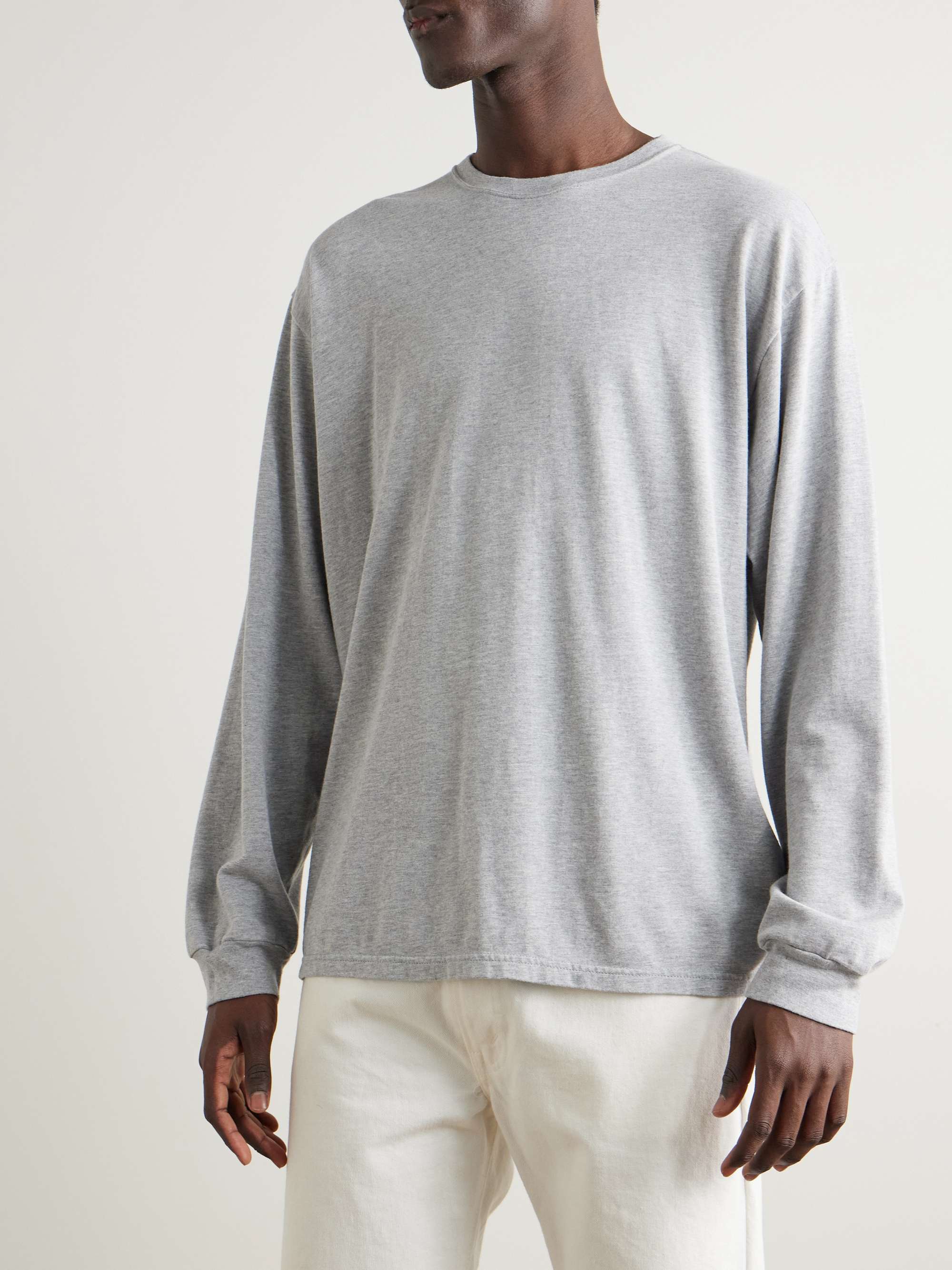 Cotton-Blend Jersey T-Shirt view