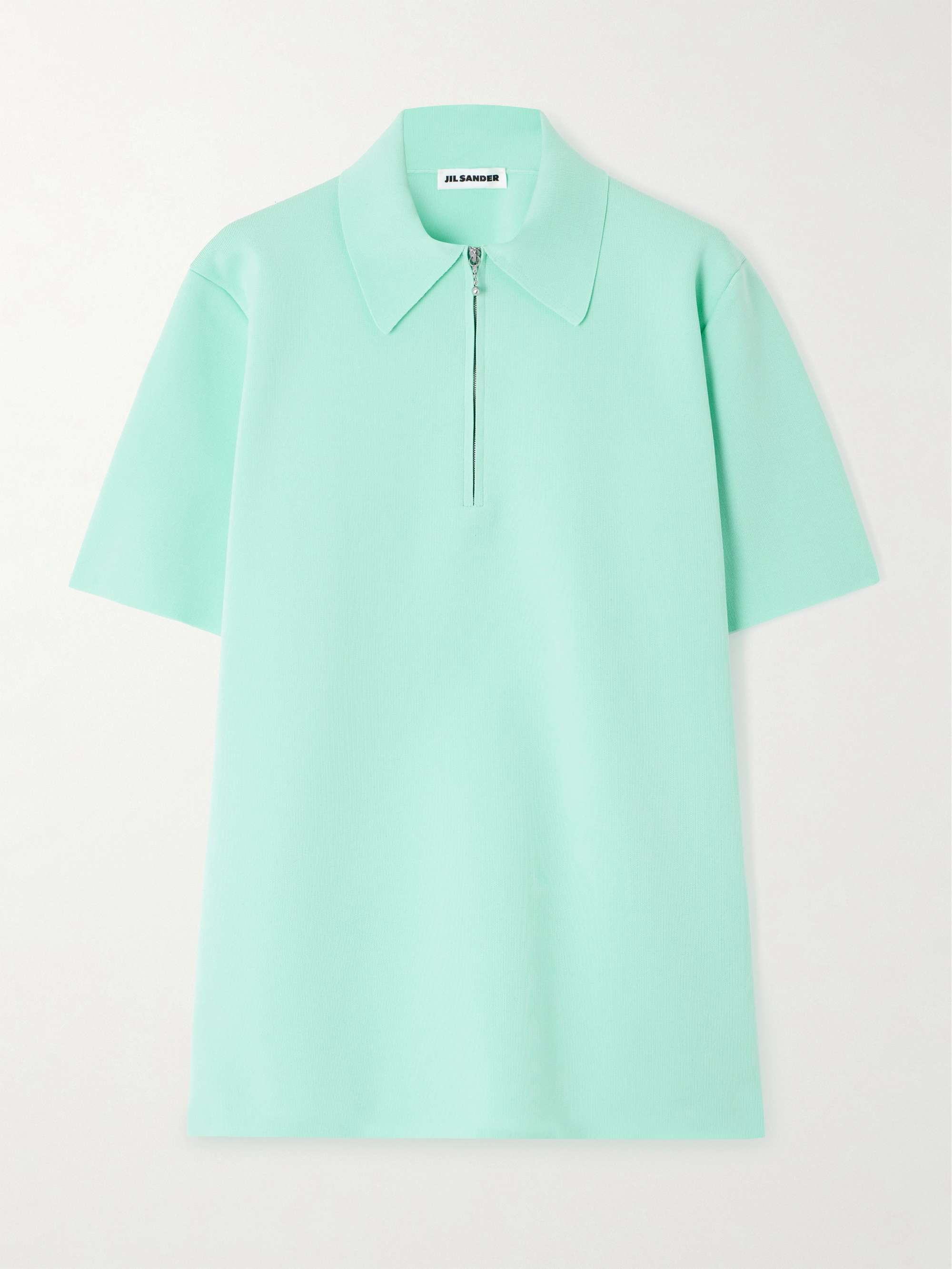 Knitted polo shirt view