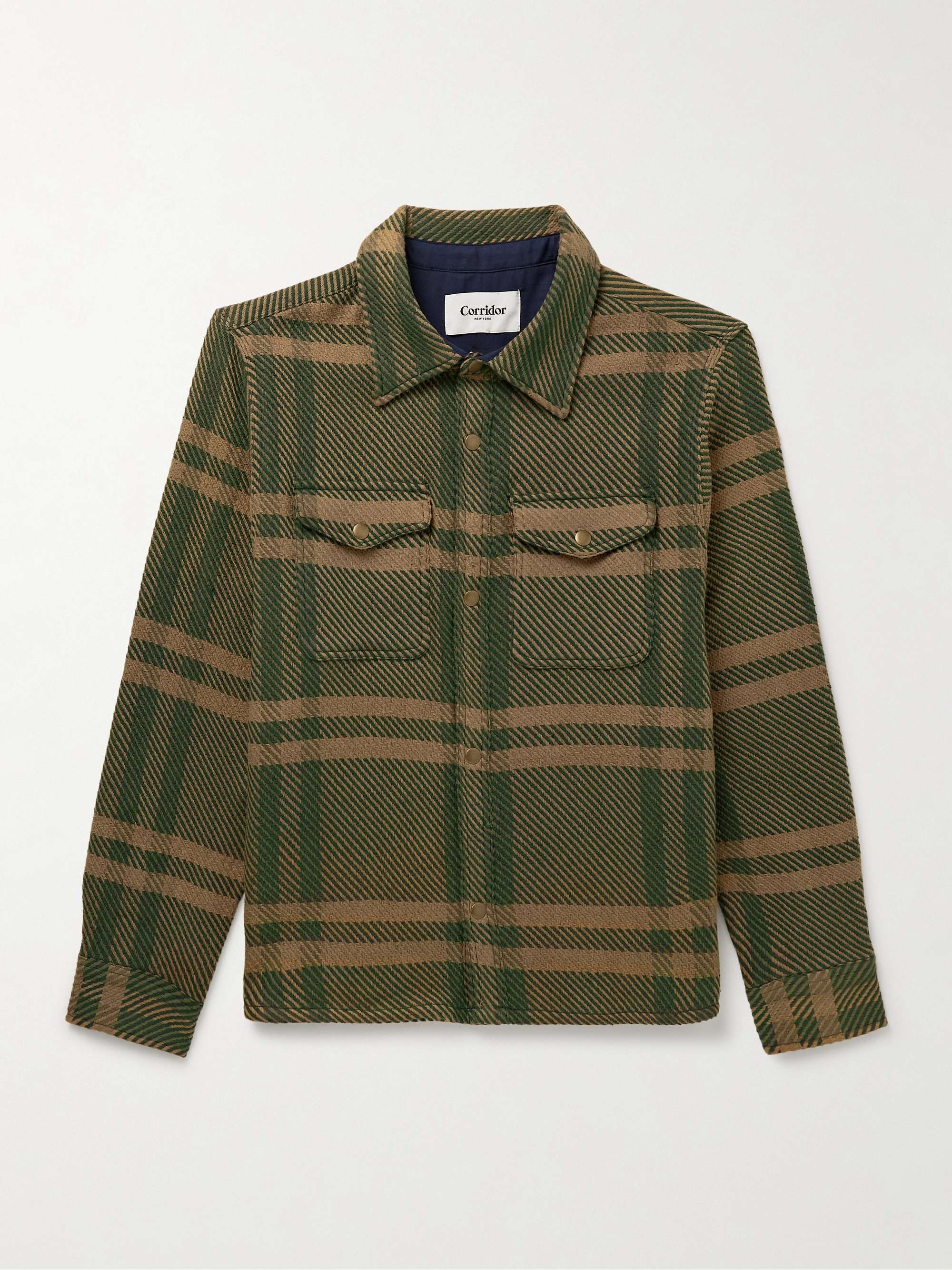 Checked Cotton-Twill Jacket view