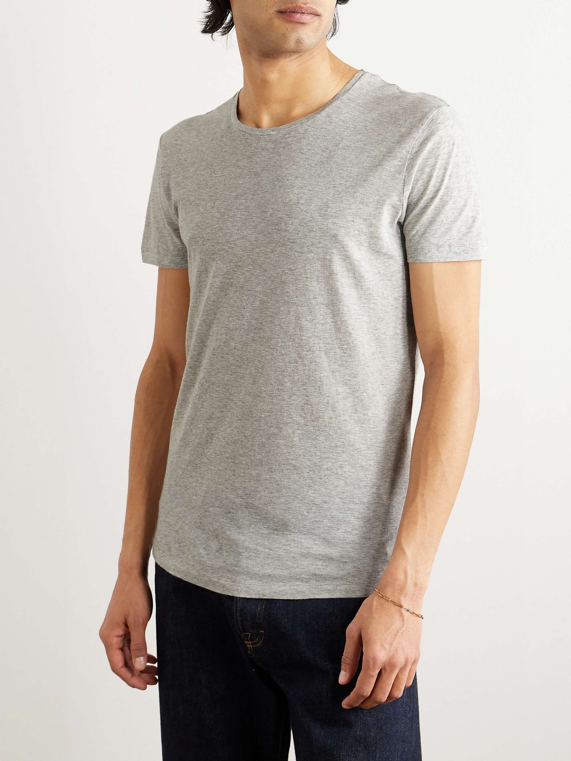 OB-T Slim-Fit Cotton-Jersey T-Shirt view