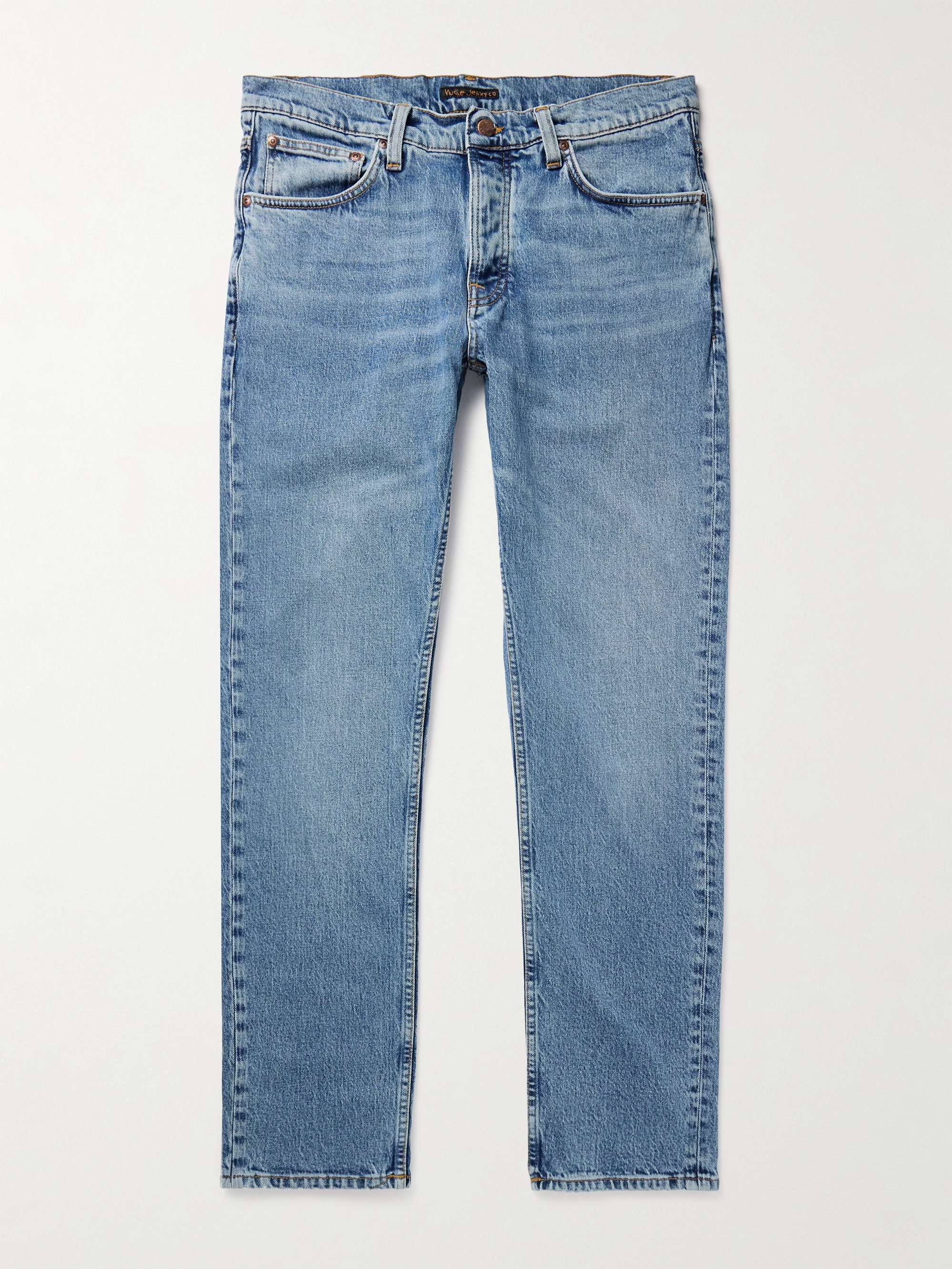 Solid Ollie Slim-Fit Straight-Leg Jeans view