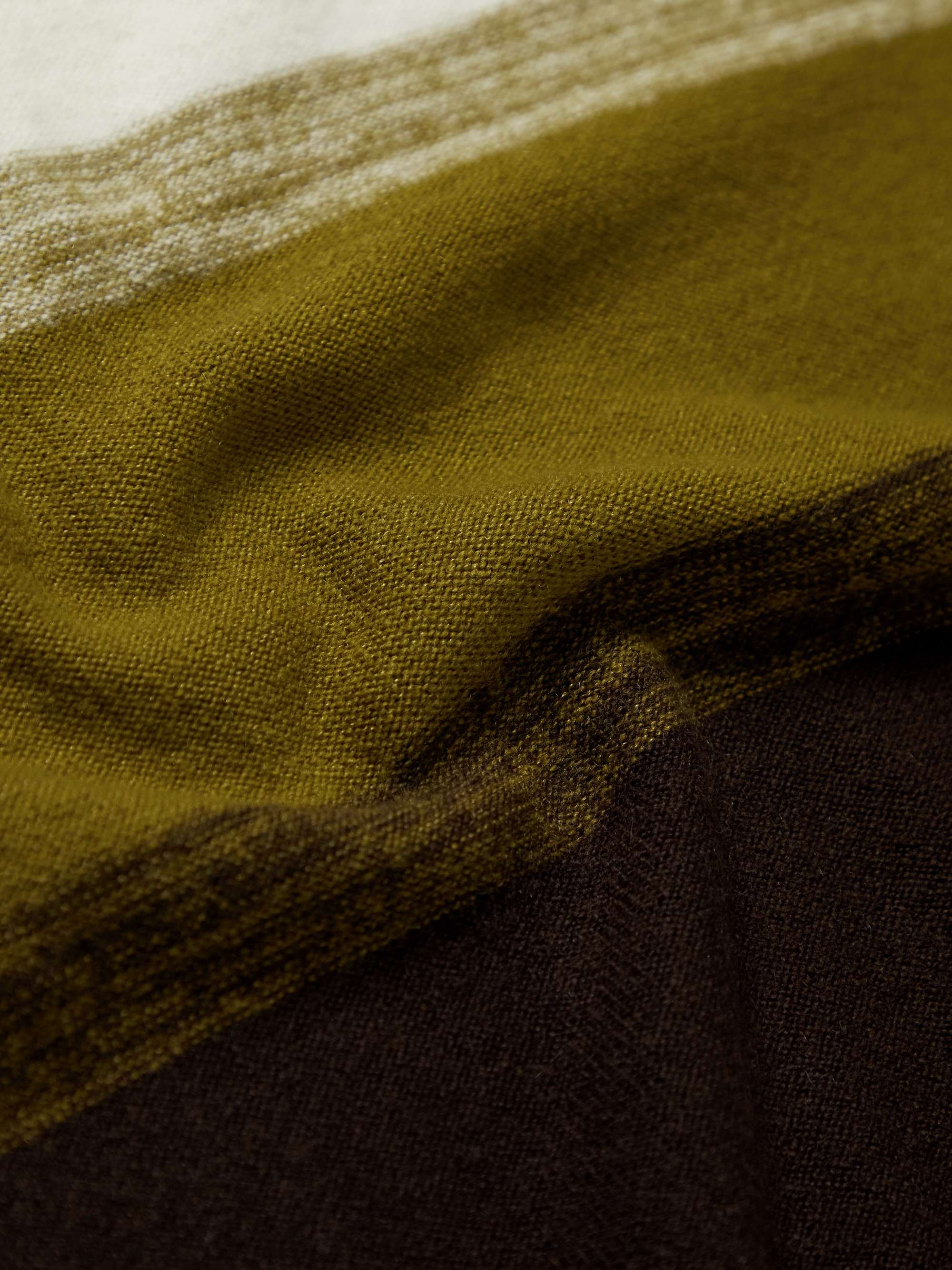 Glenshell Striped Cashmere and Silk-Blend Sweater view
