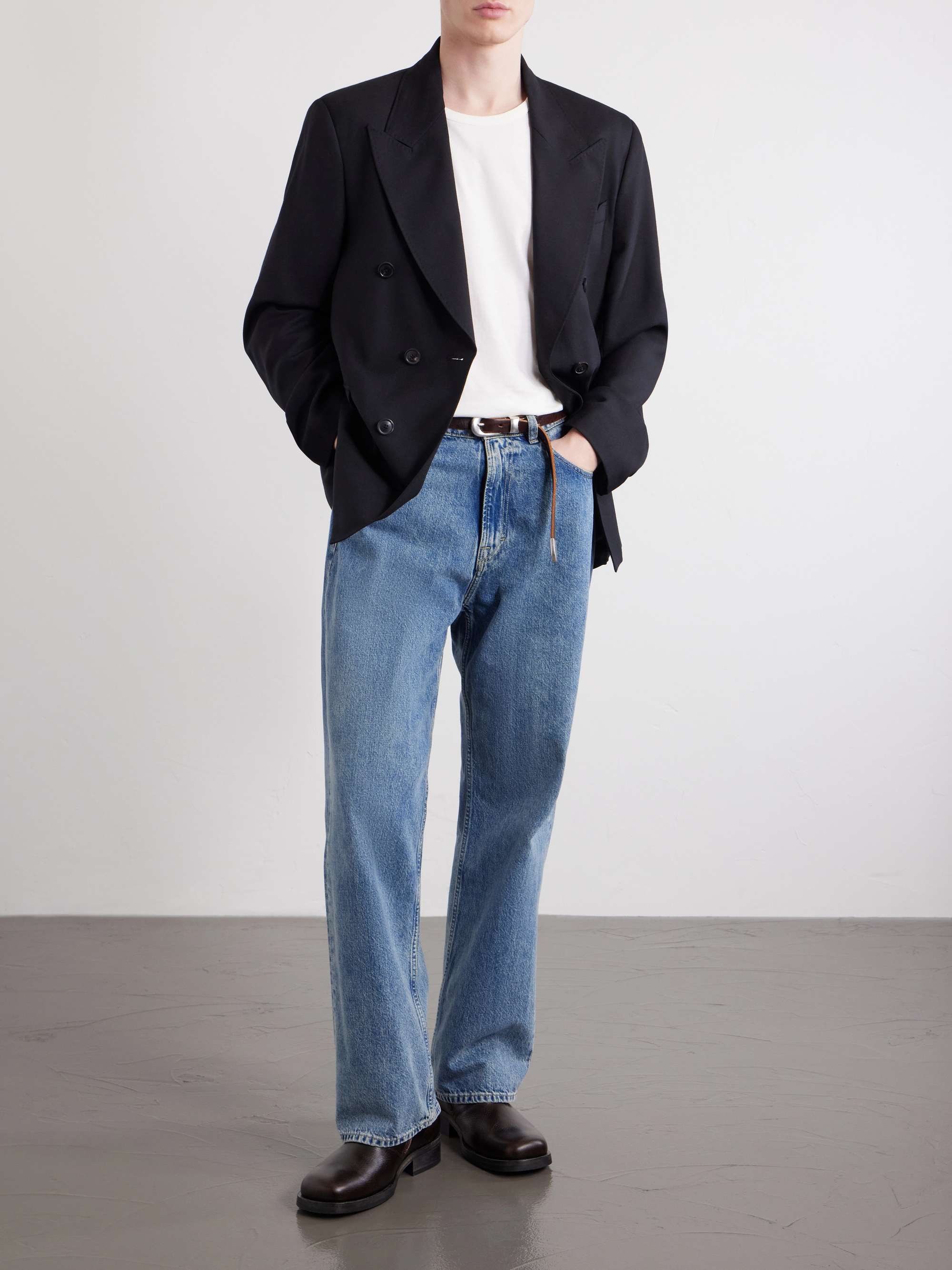 Third Cut Straight-Leg Jeans view