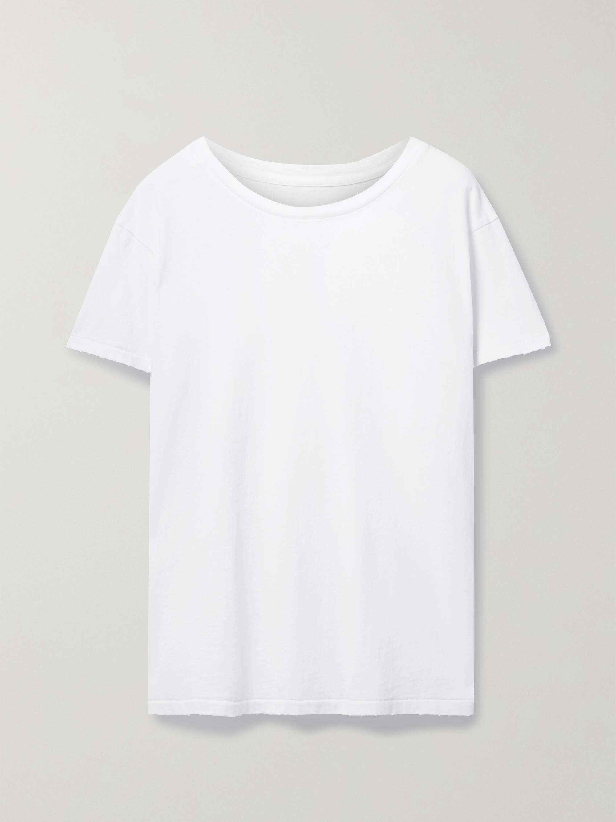 Brady distressed cotton-jersey T-shirt view