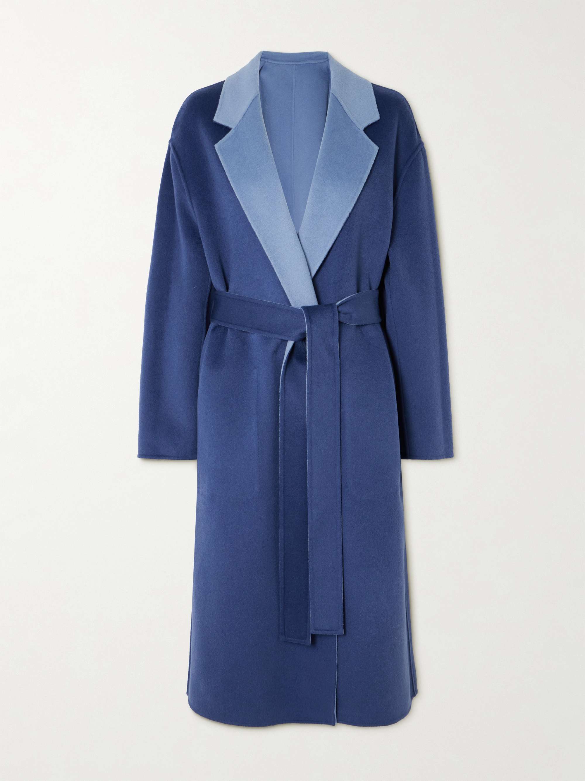 Edmond reversible wool, cashmere and silk-blend coat view