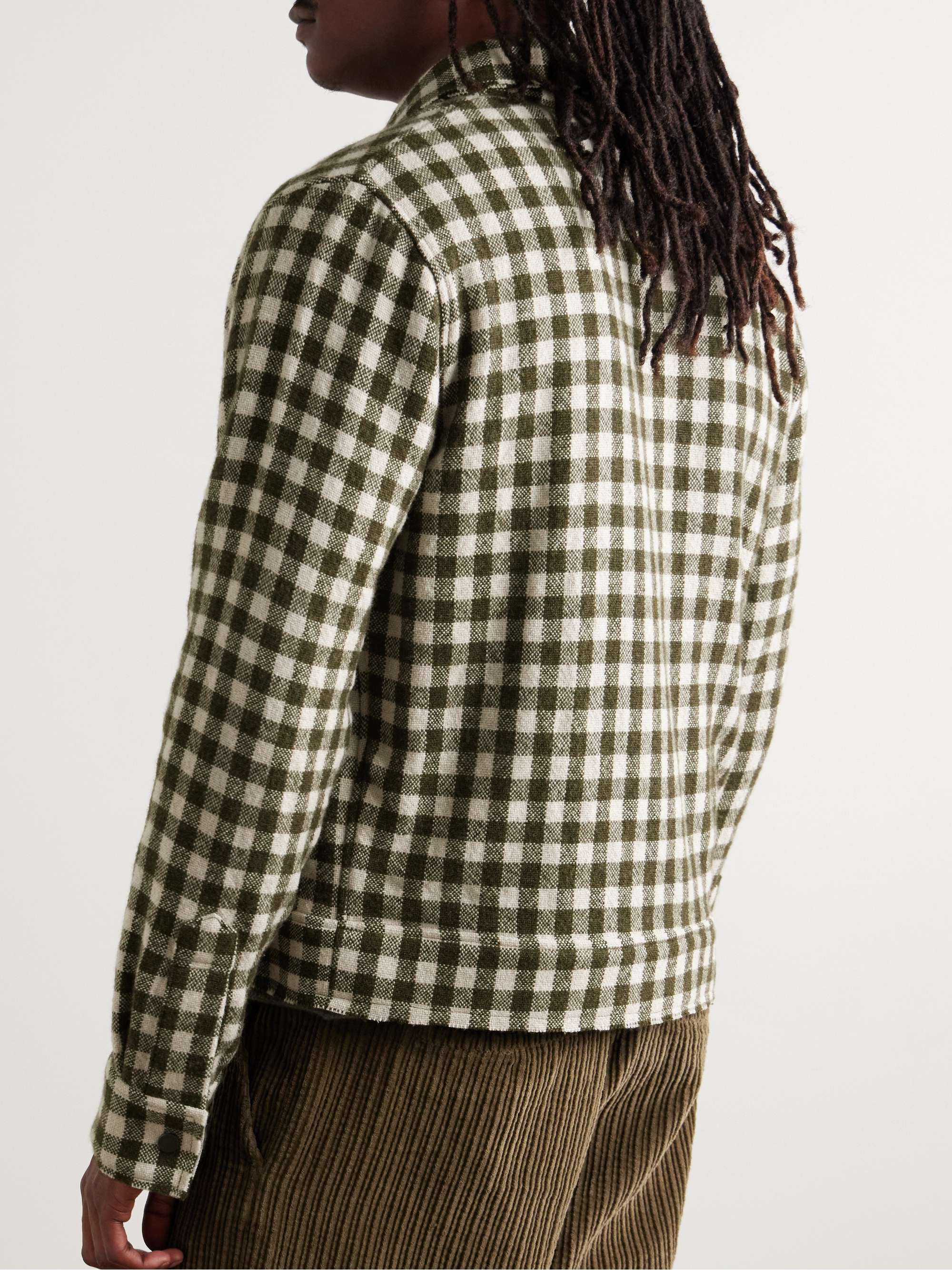 Decon Gingham Cashmere Jacket view