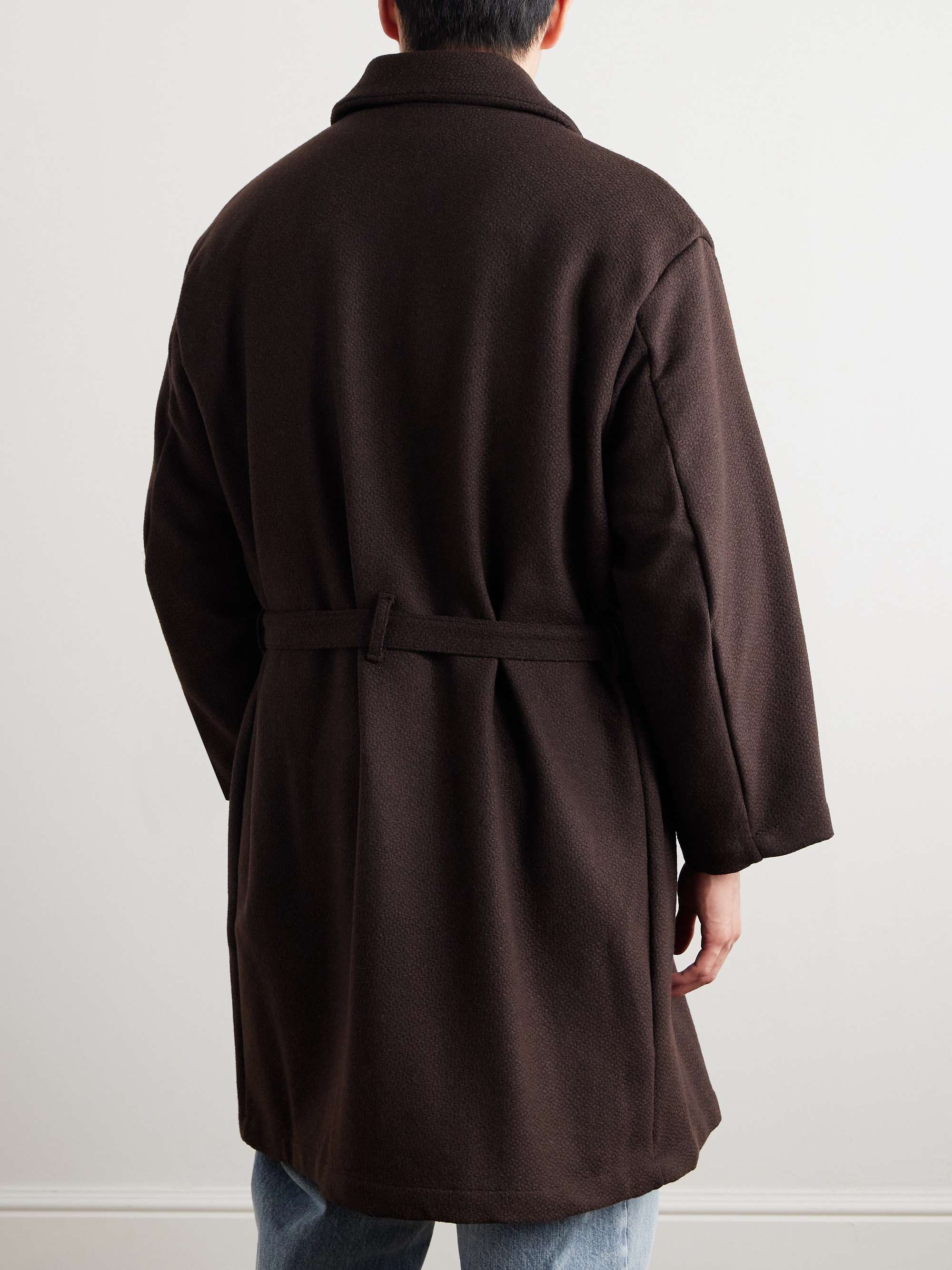 Jute Belted Alpaca-Blend Coat view