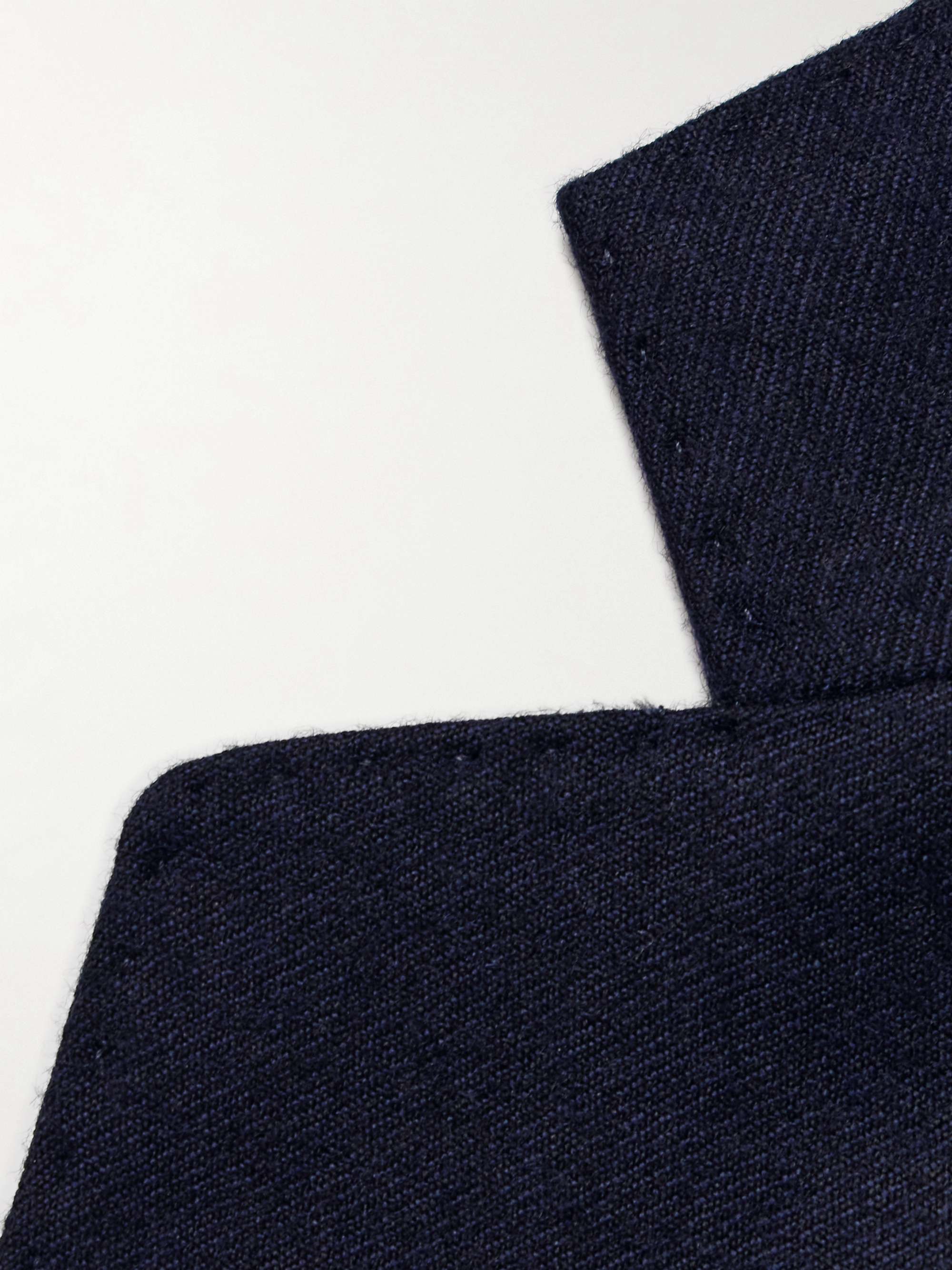 Slim-Fit Wool-Flannel Suit Jacket view
