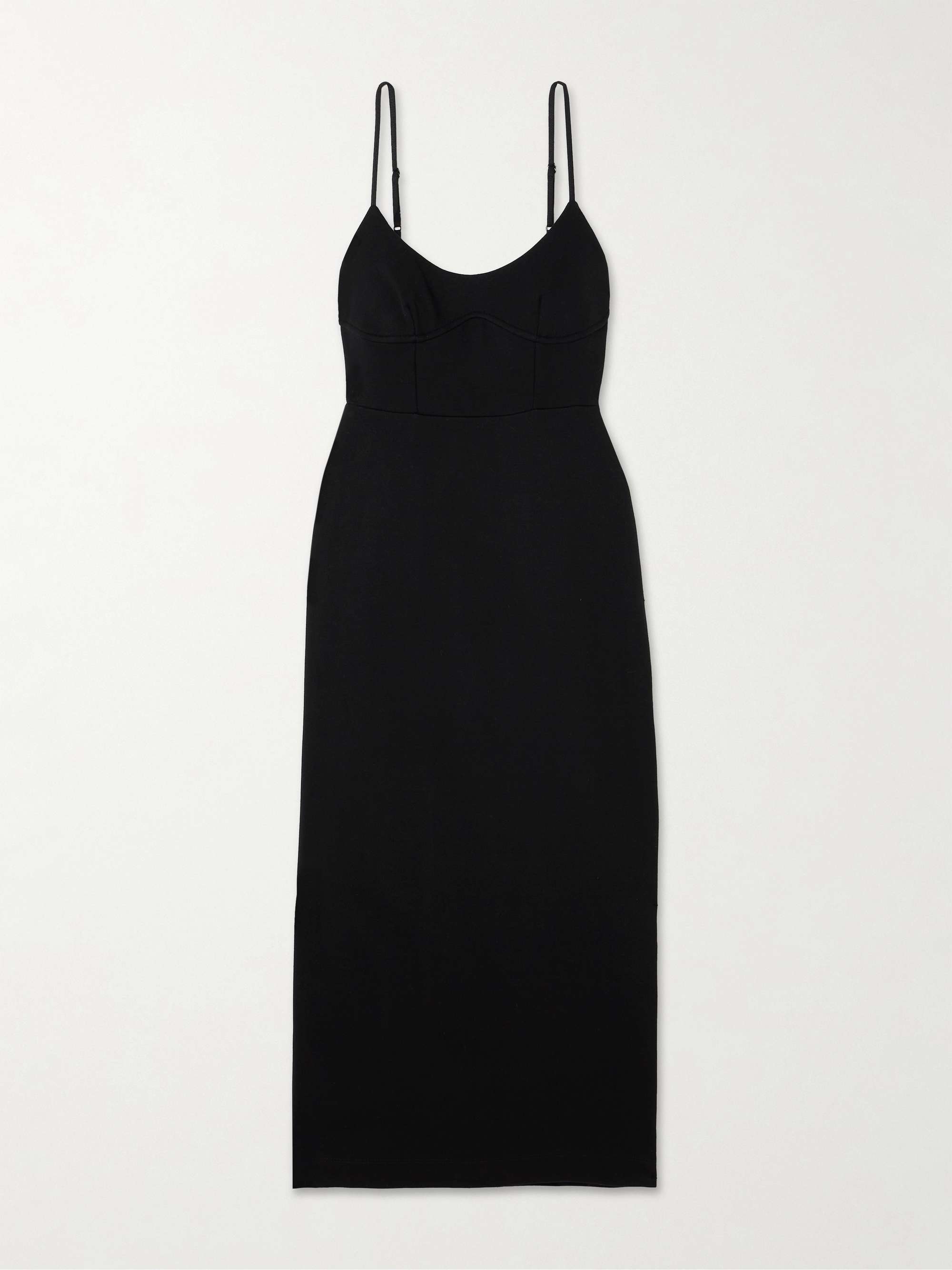 Rio Corset stretch-ponte midi dress view