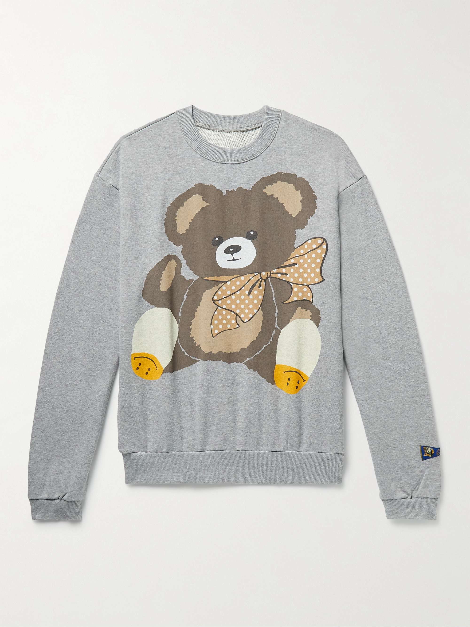 Printed Cotton-Jersey Sweatshirt view