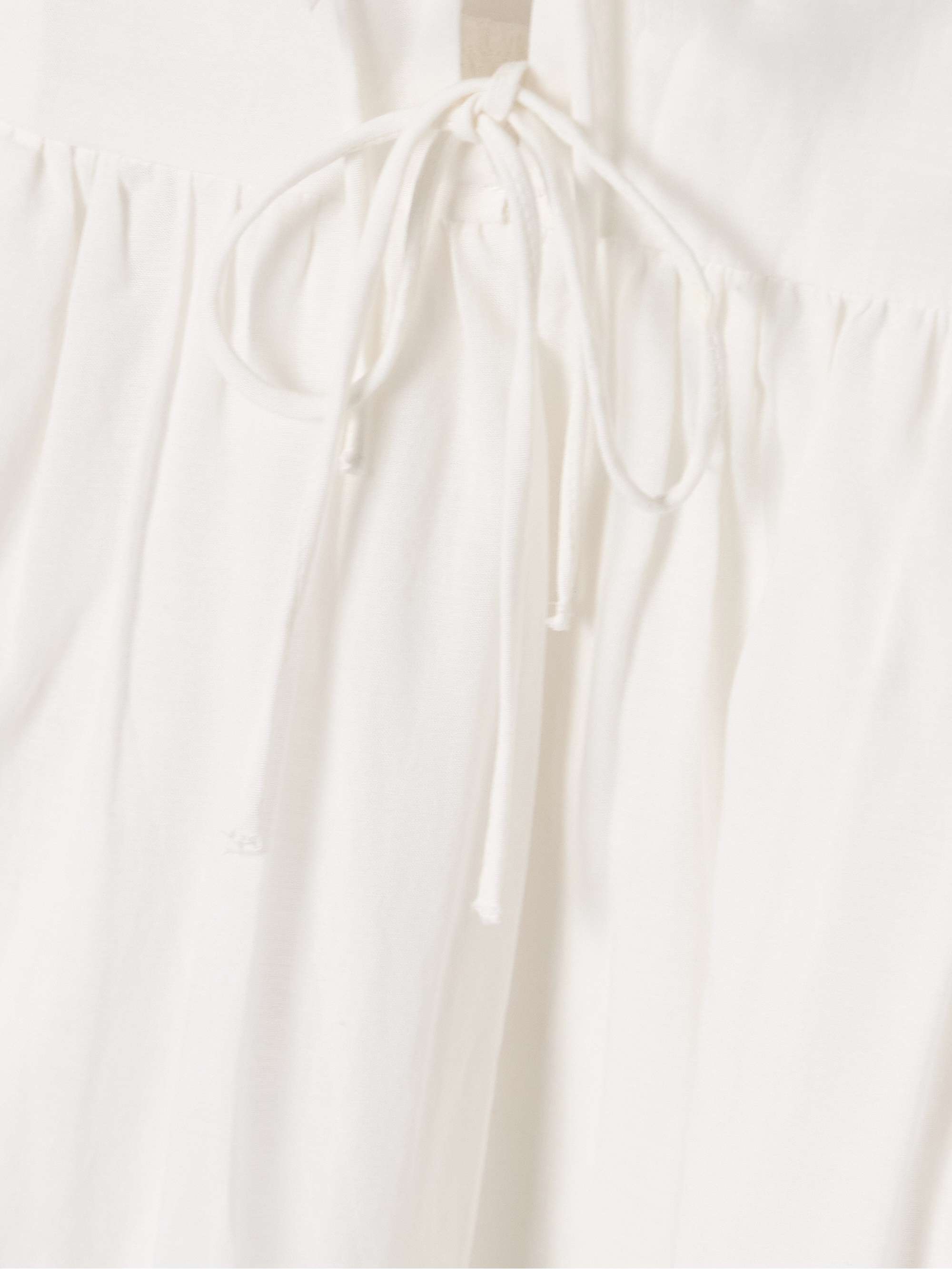Zora pleated cotton-blend midi dress view