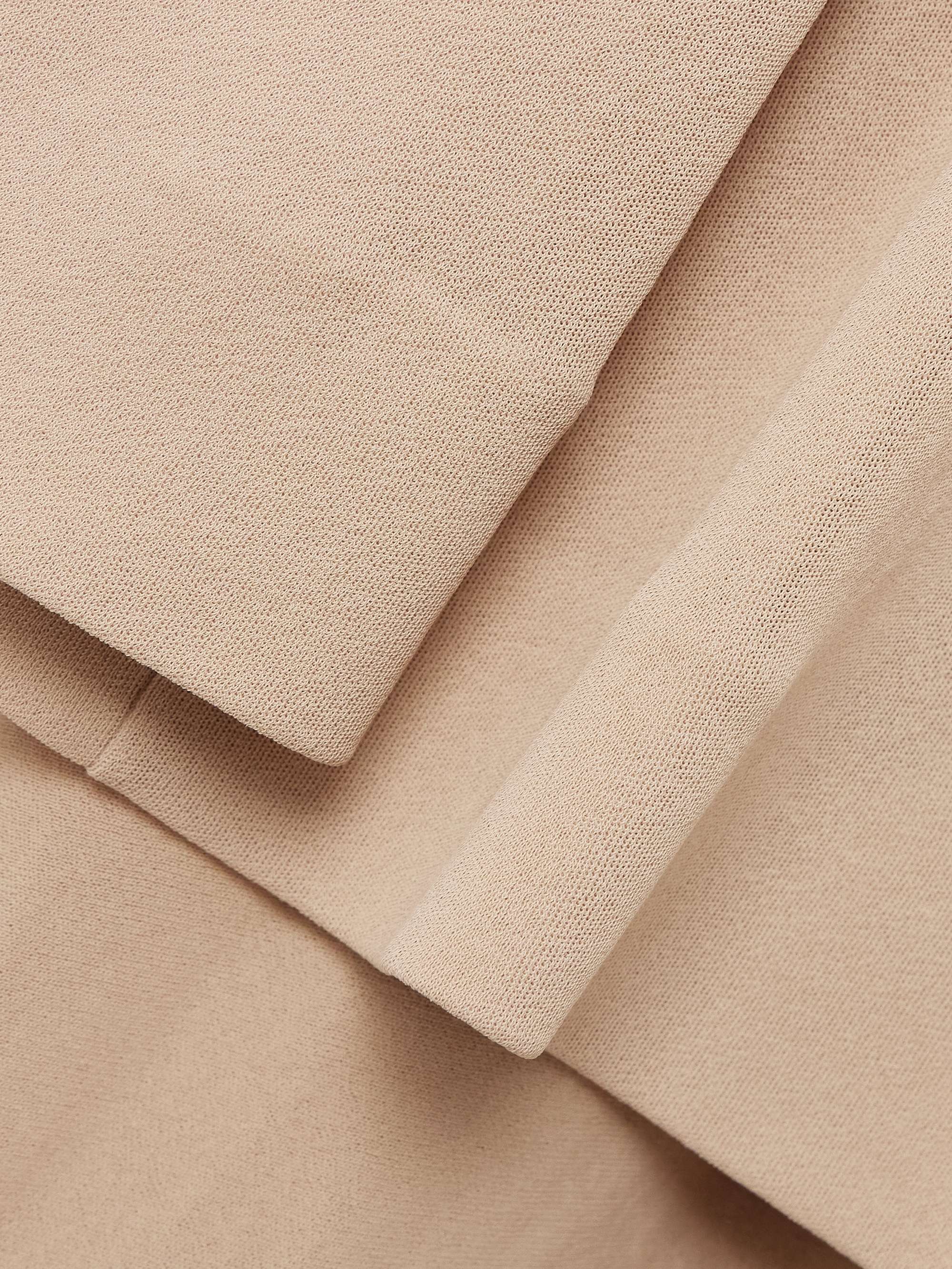 Layered crepe maxi dress view