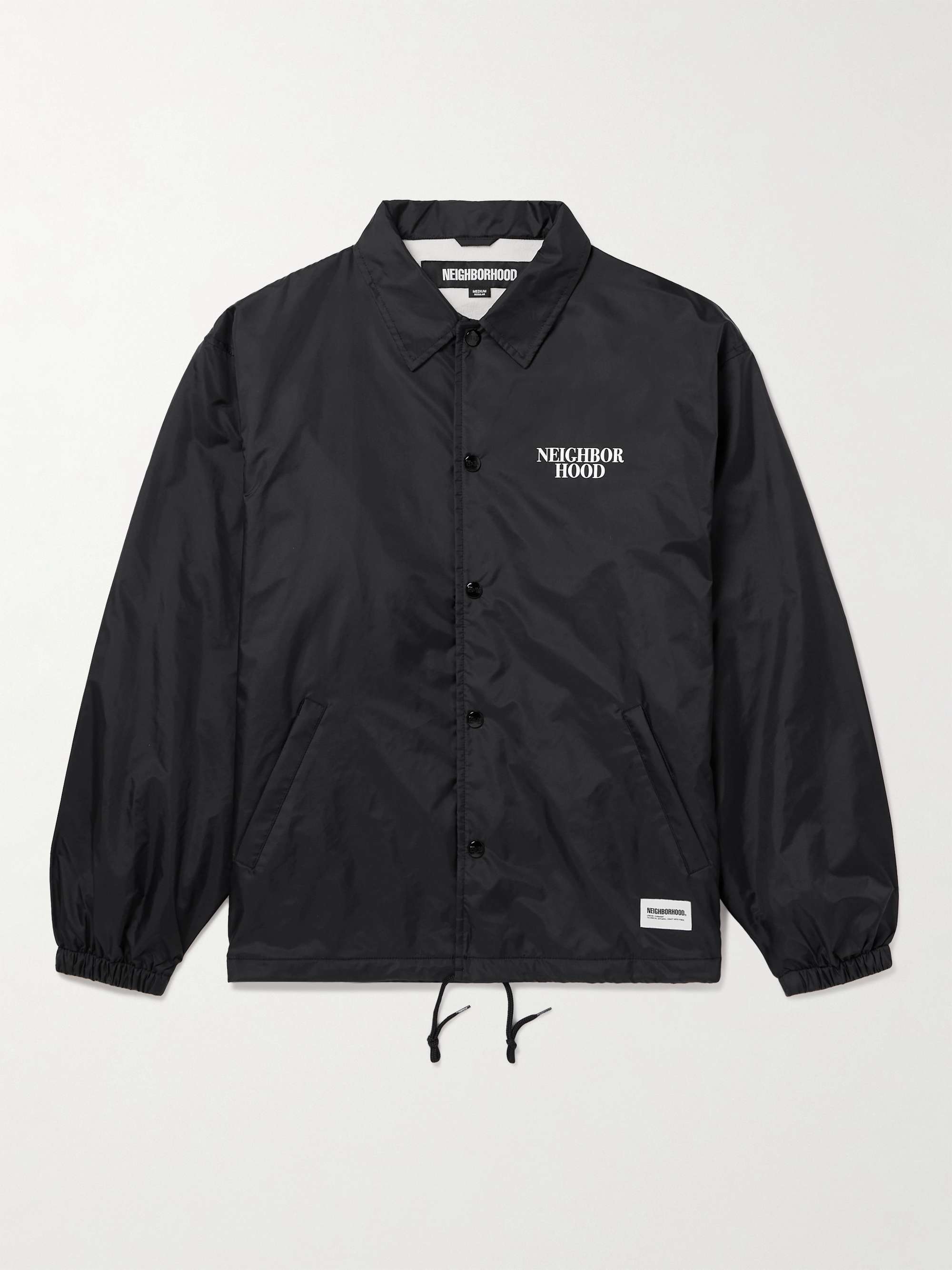 Logo-Print Nylon Jacket view