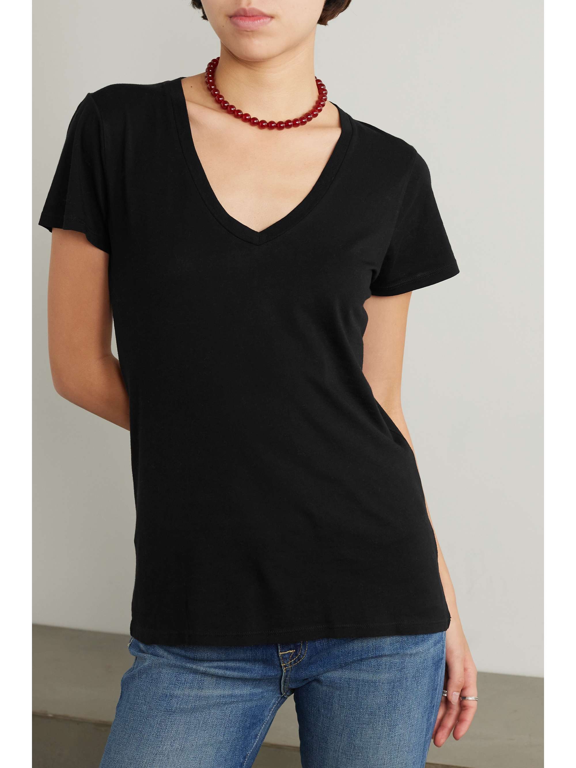 Carol cotton-jersey T-shirt view