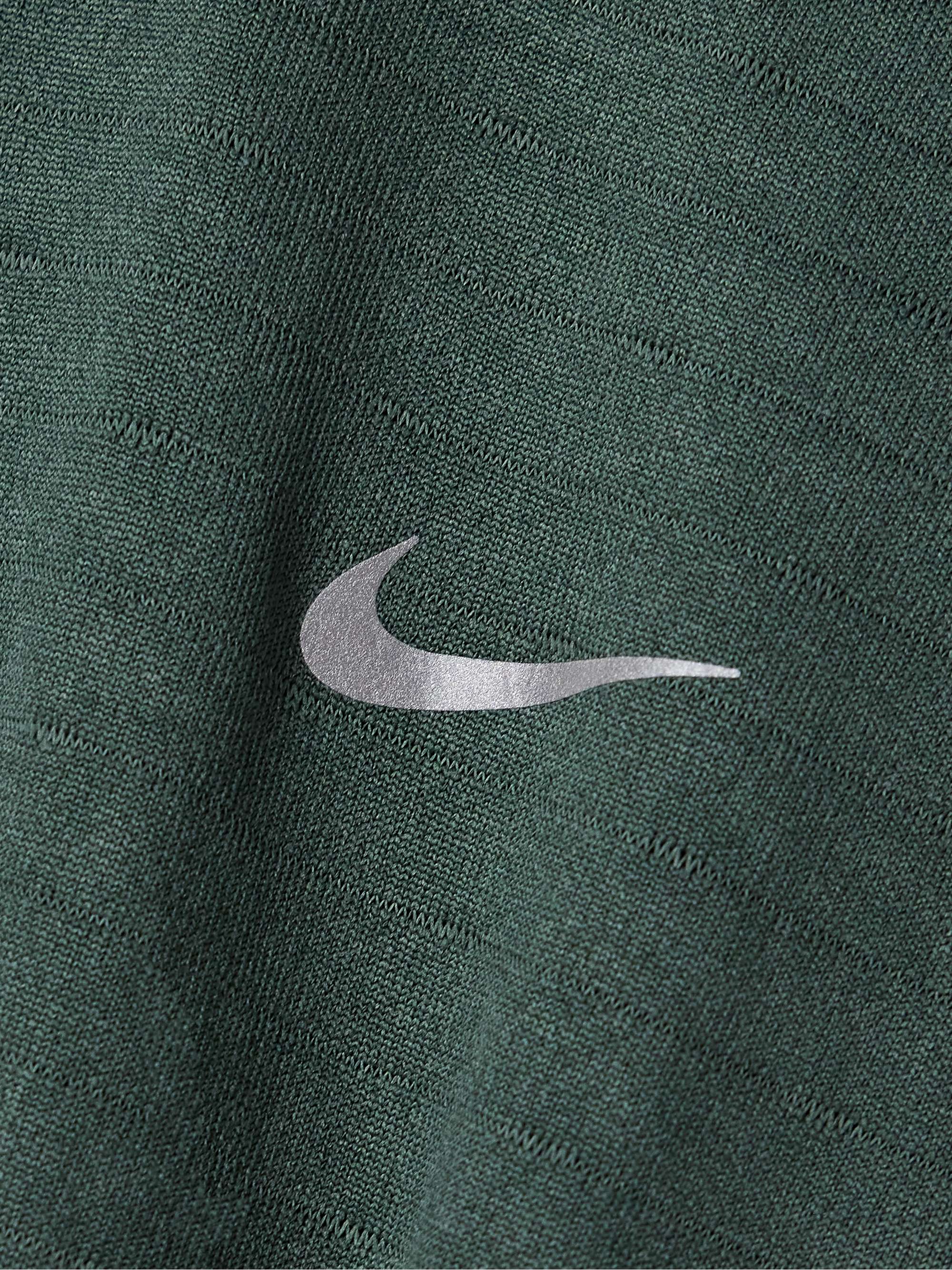 Swift Element ribbed Therma-FIT turtleneck top view