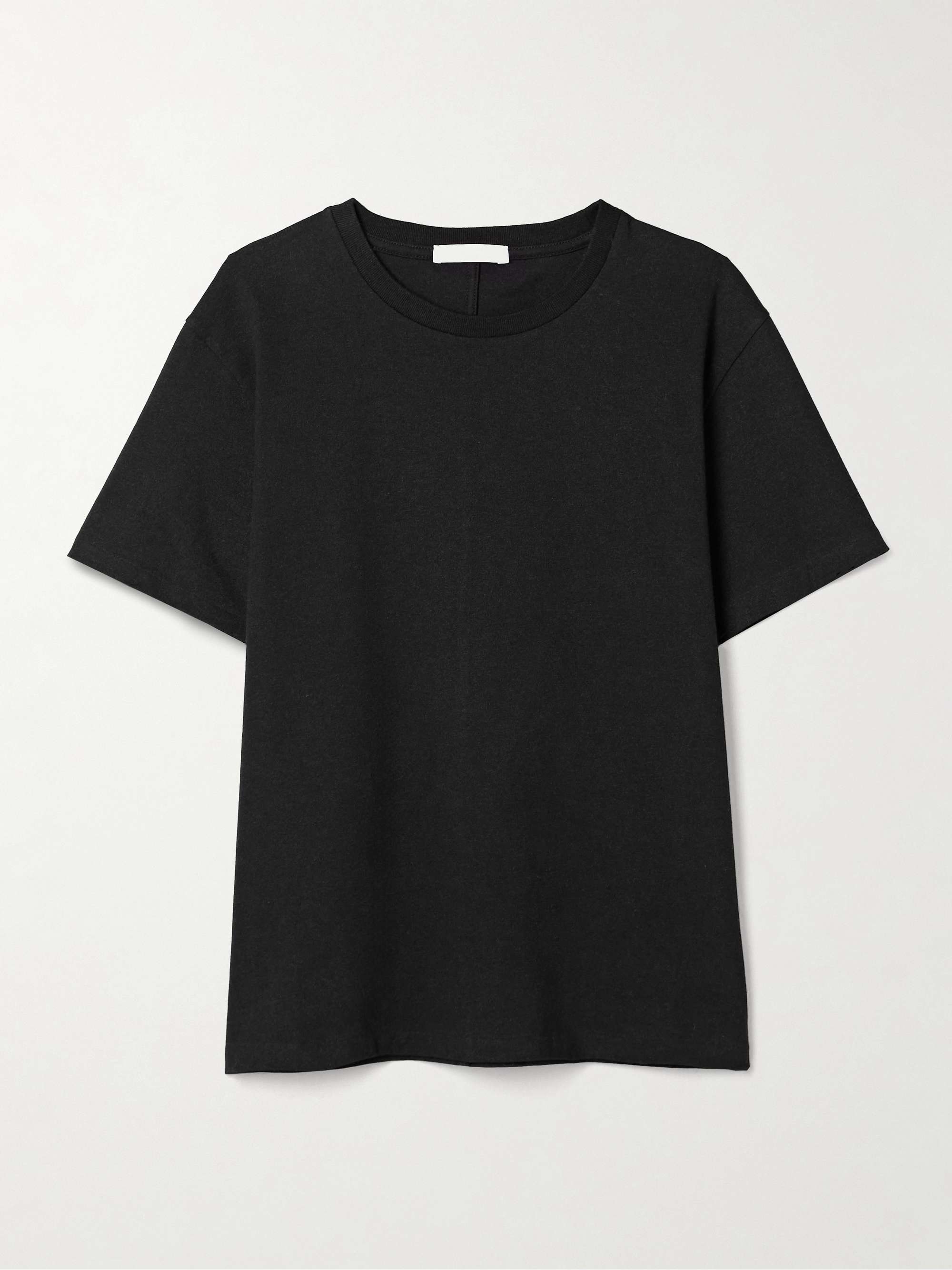 Calibi cotton and silk-blend jersey T-shirt view