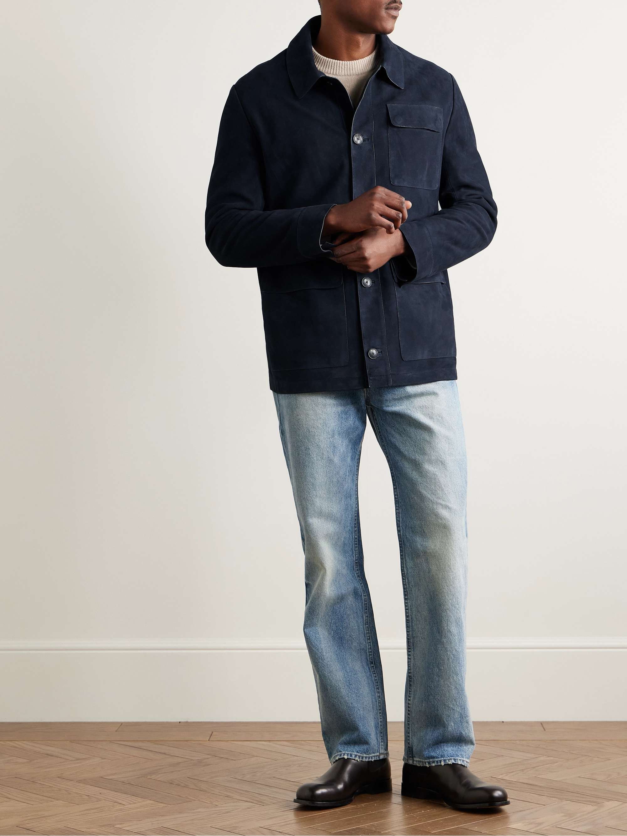 Suede Shirt Jacket view