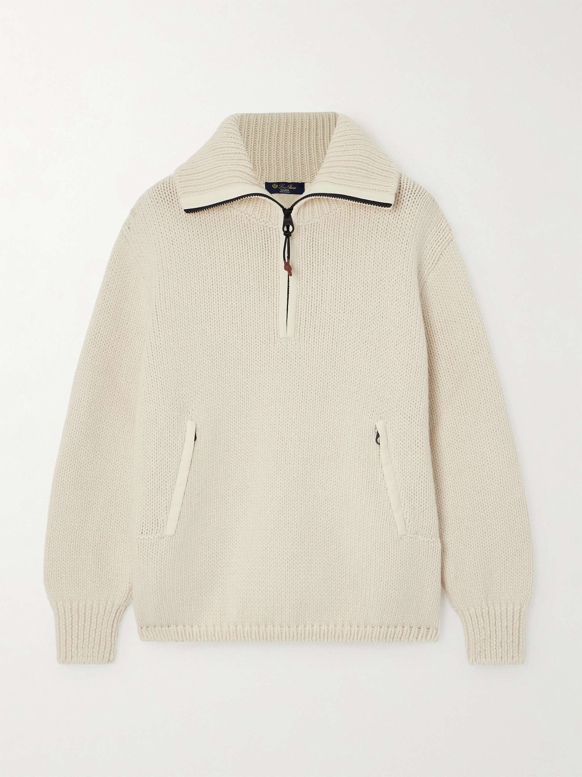 Alpe di Mera shell-trimmed cashmere sweater view