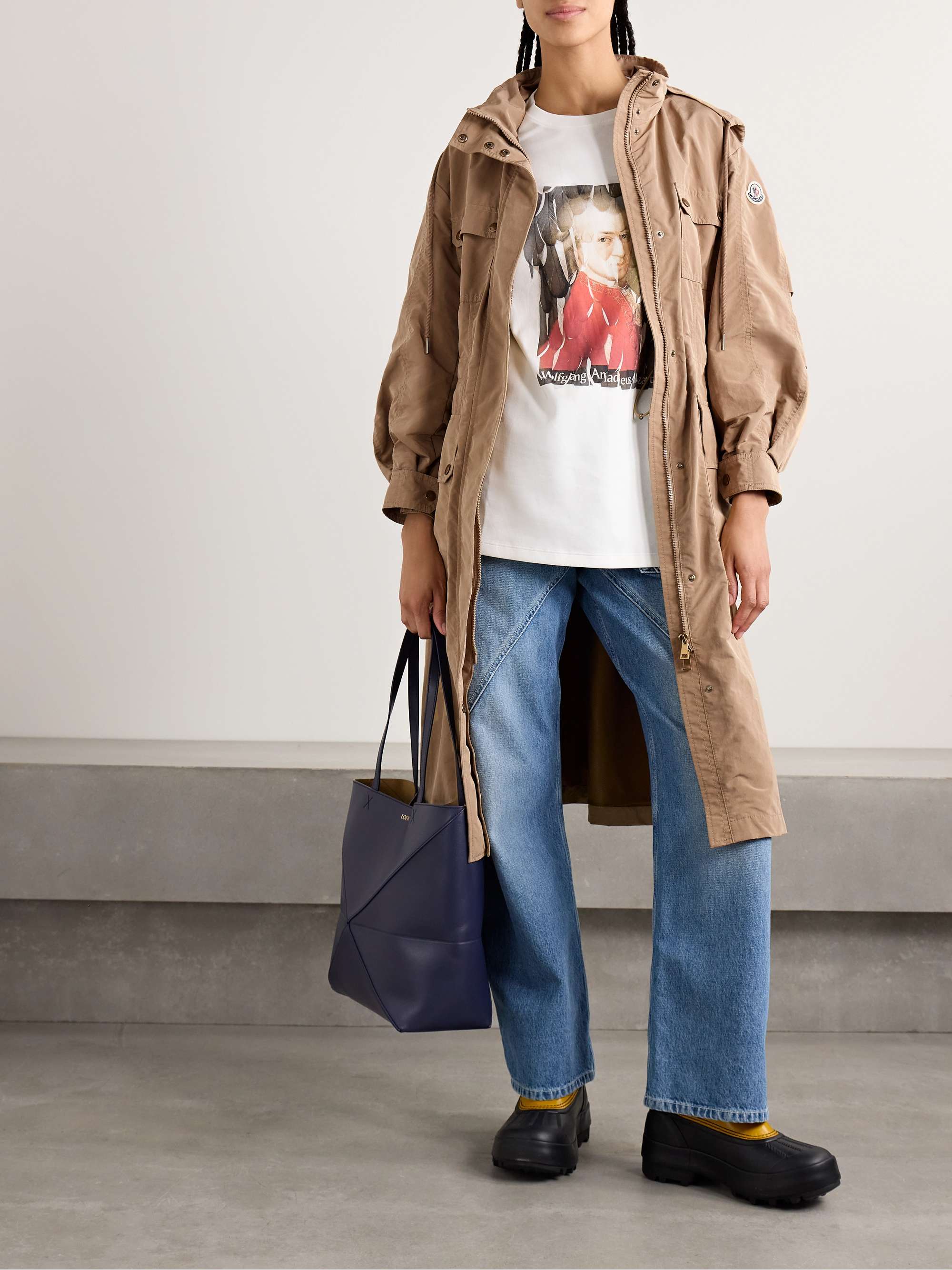 Nantes hooded shell parka view