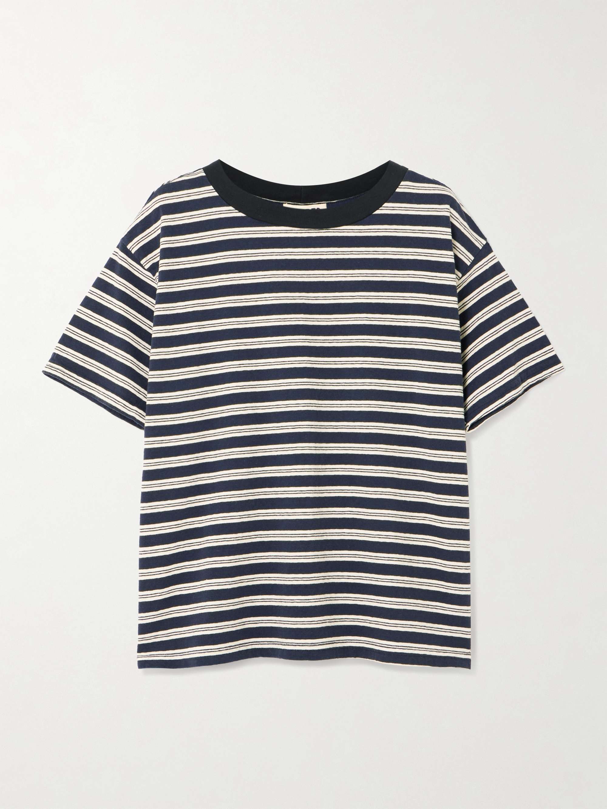 Atlas striped cotton-jersey T-shirt view