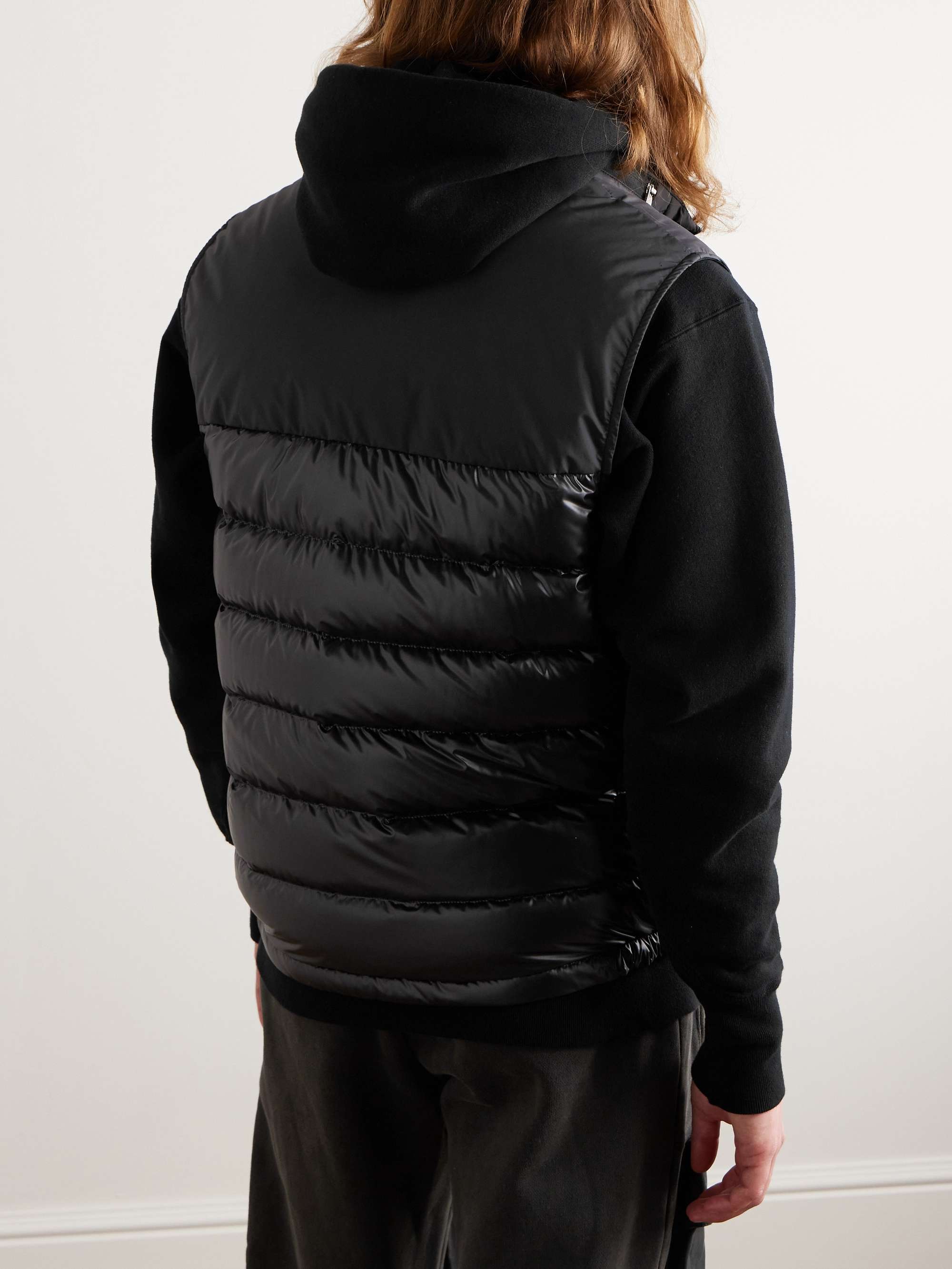 Logo-Appliquéd Quilted Shell Hooded Down Gilet view