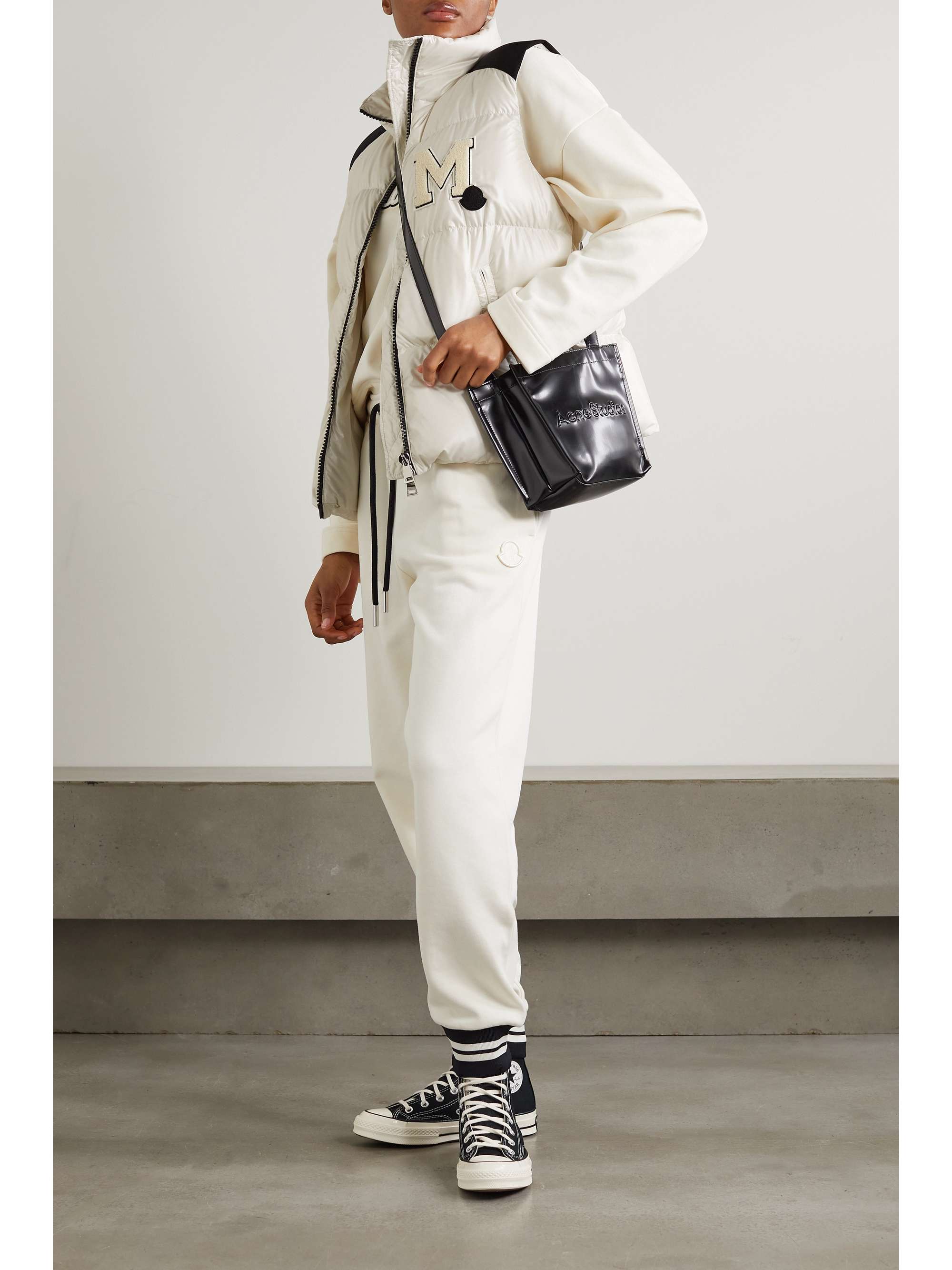 Oder canvas-trimmed quilted recycled-shell down vest view