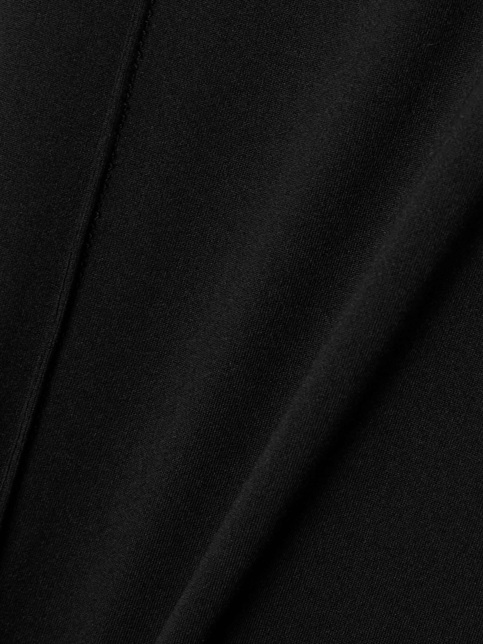 + RHW paneled stretch-jersey turtleneck maxi dress view