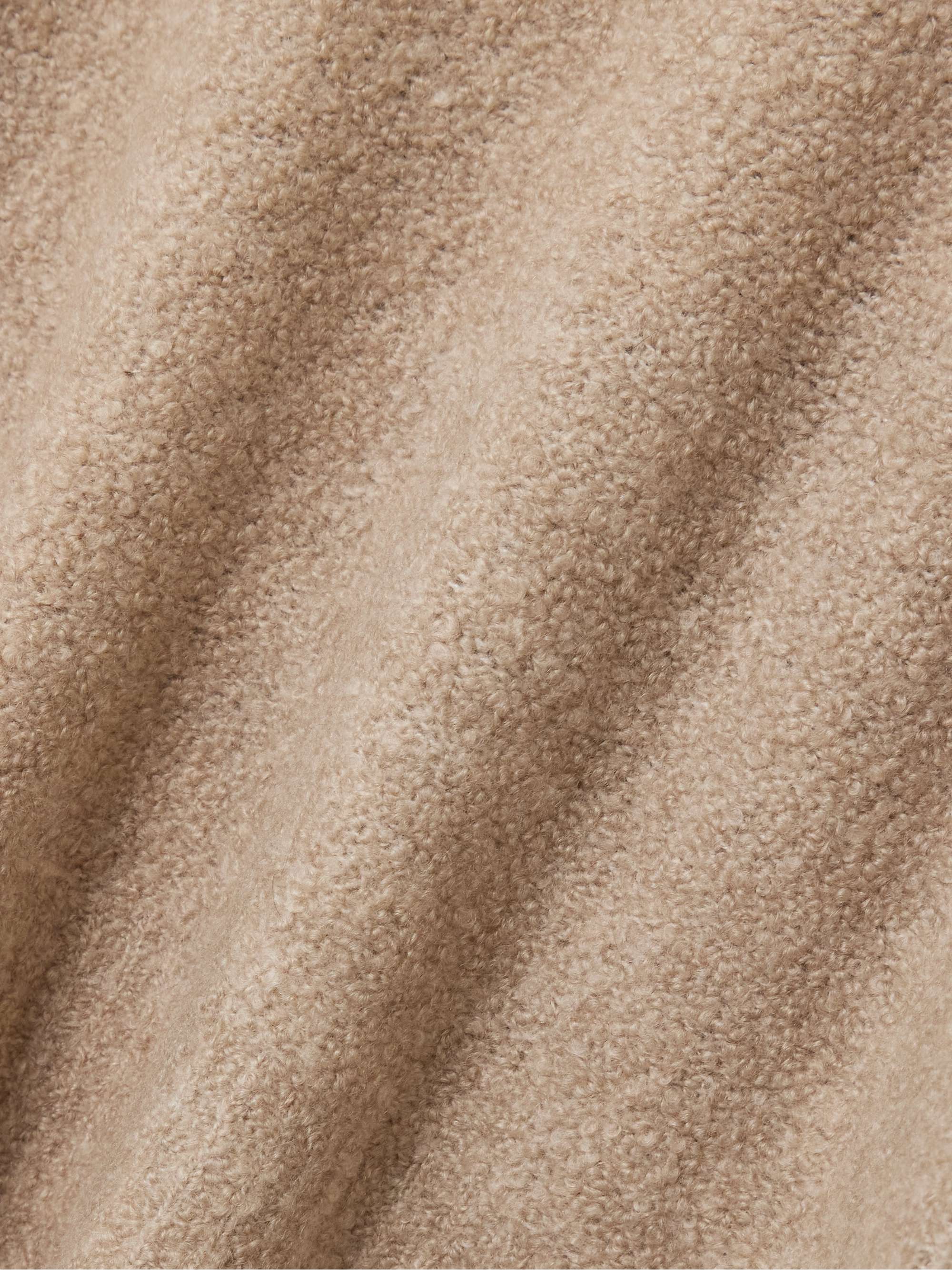 Iman cashmere-blend bouclé-knit sweater view