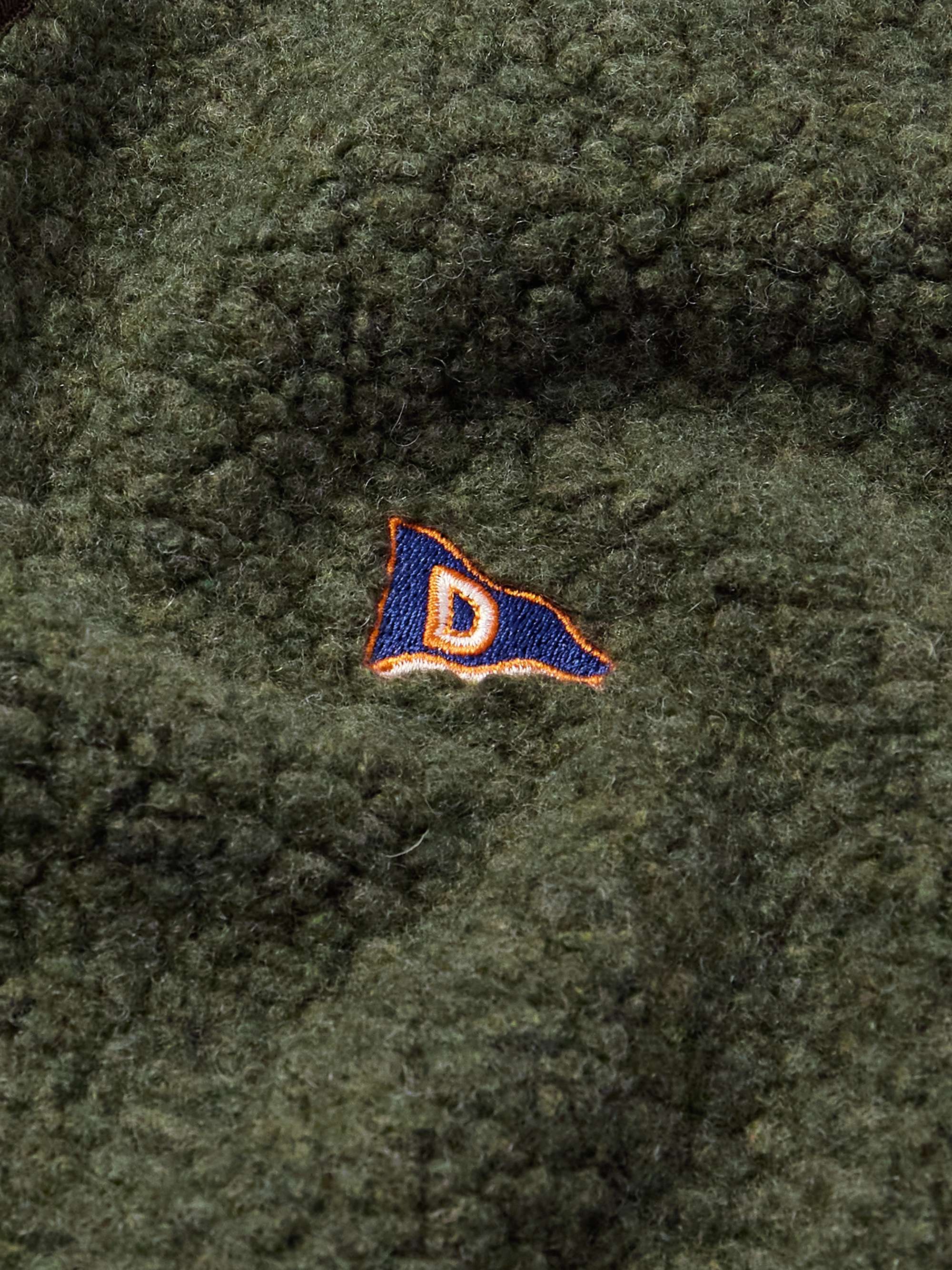 Logo-Embroidered Wool-Blend Bouclé Jacket view