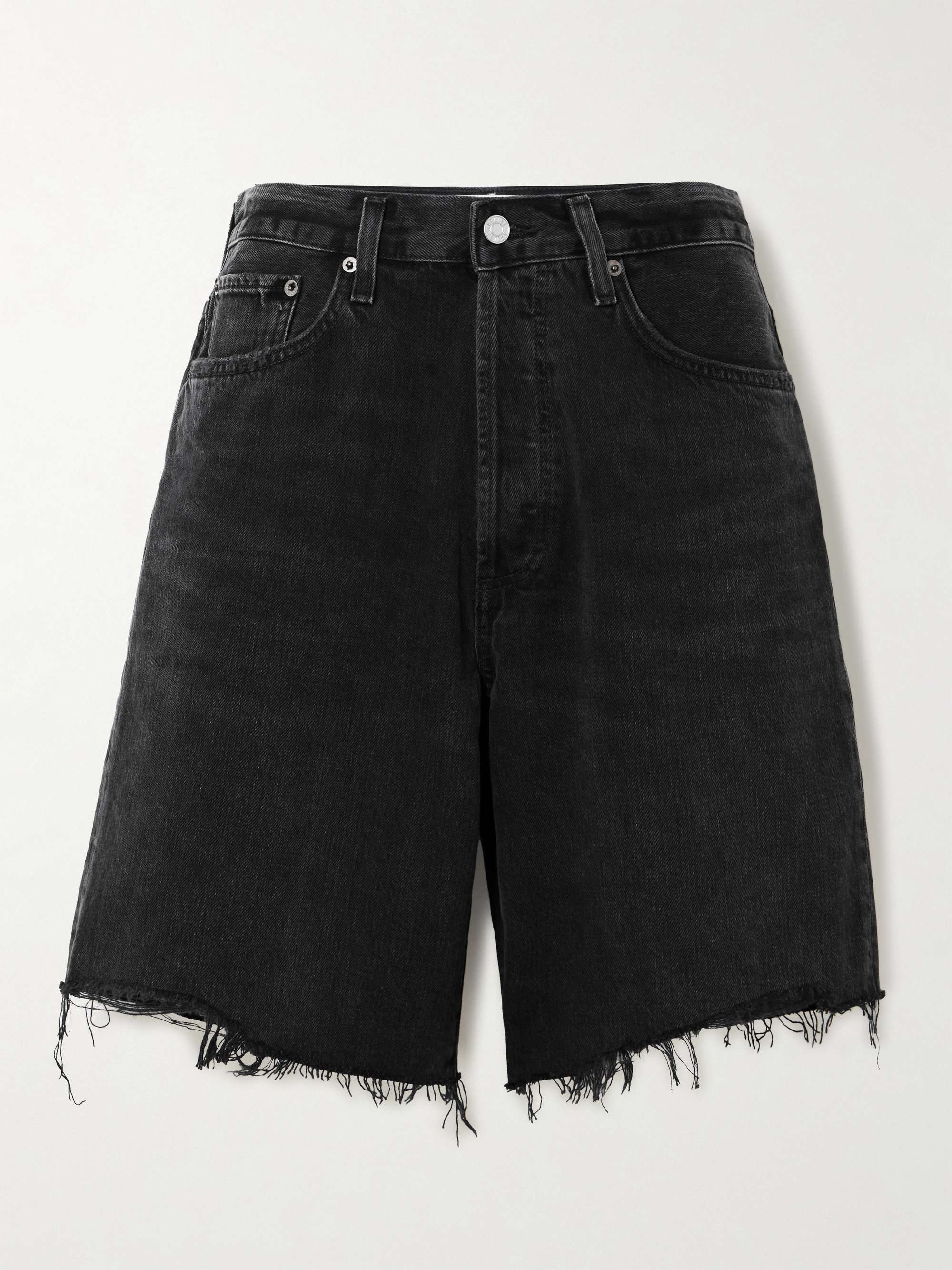 Indra distressed denim shorts view