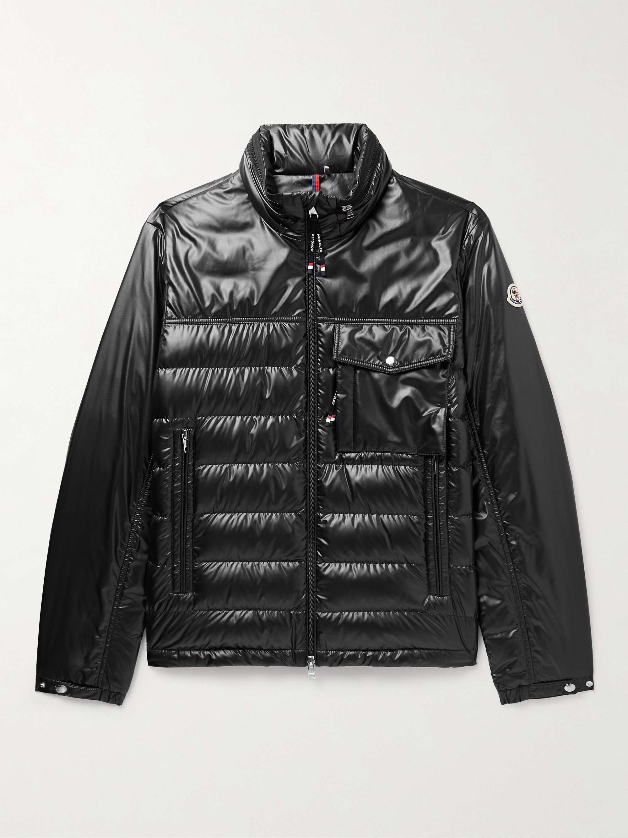 Malpas Quilted Glossed-Shell Hooded Down Jacket view