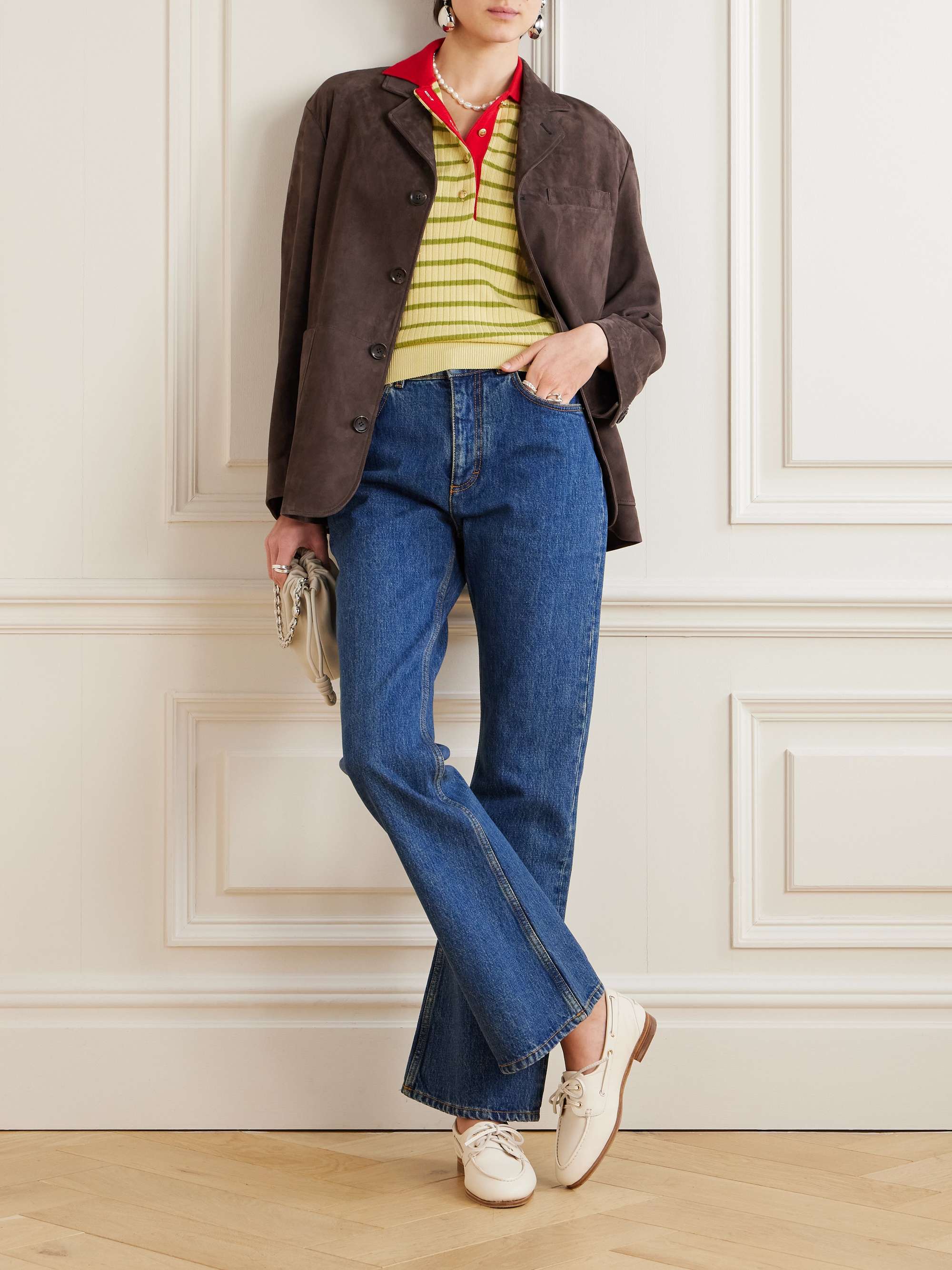 Suede blazer view