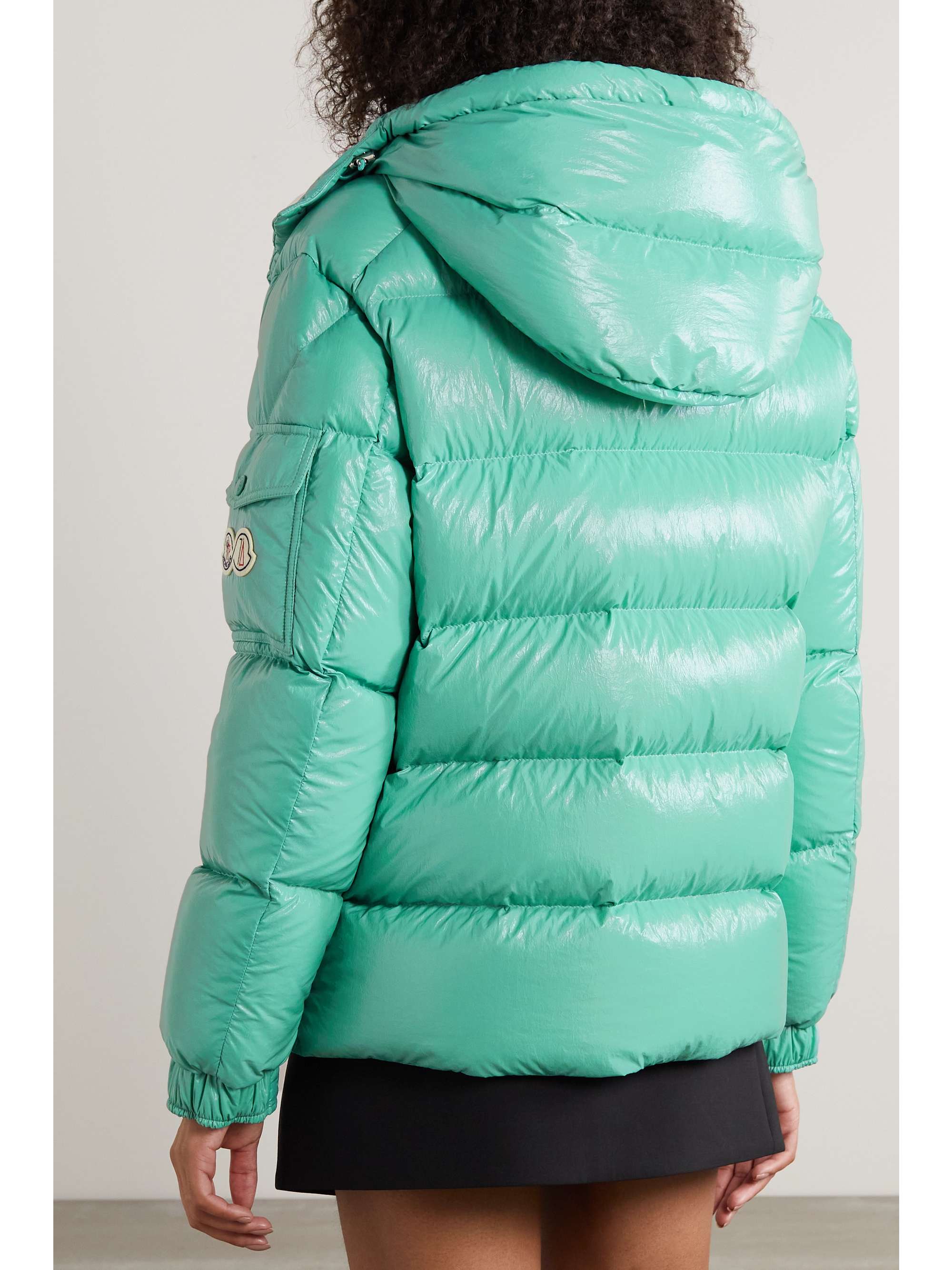 Moncler Maya quilted shell down jacket view
