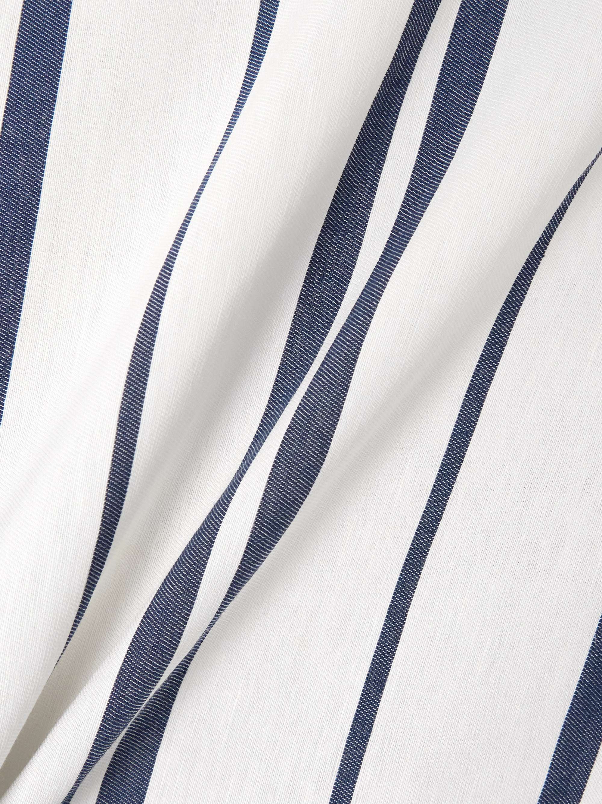 Otani striped woven coverup view