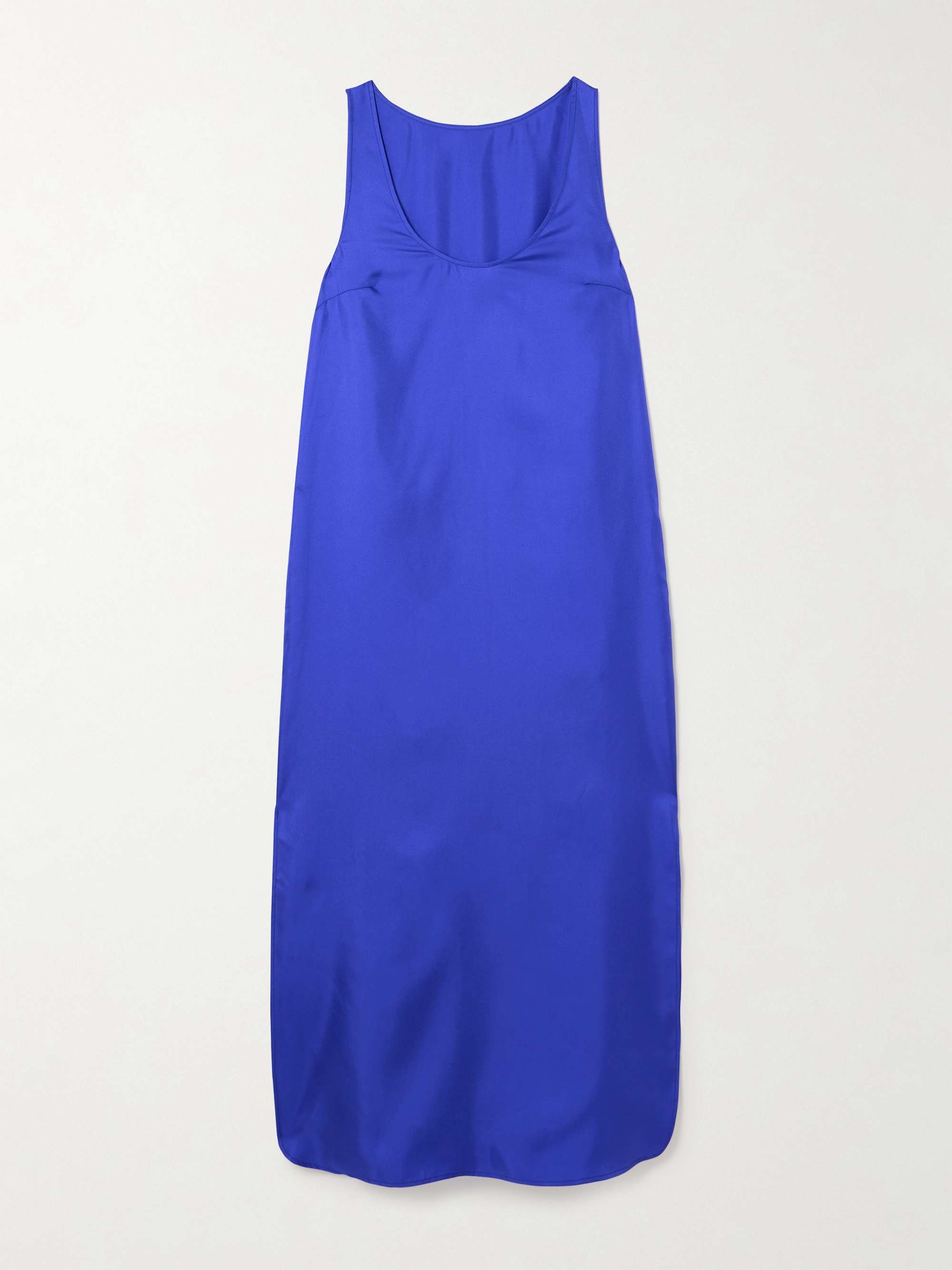 Nada silk-twill midi dress view
