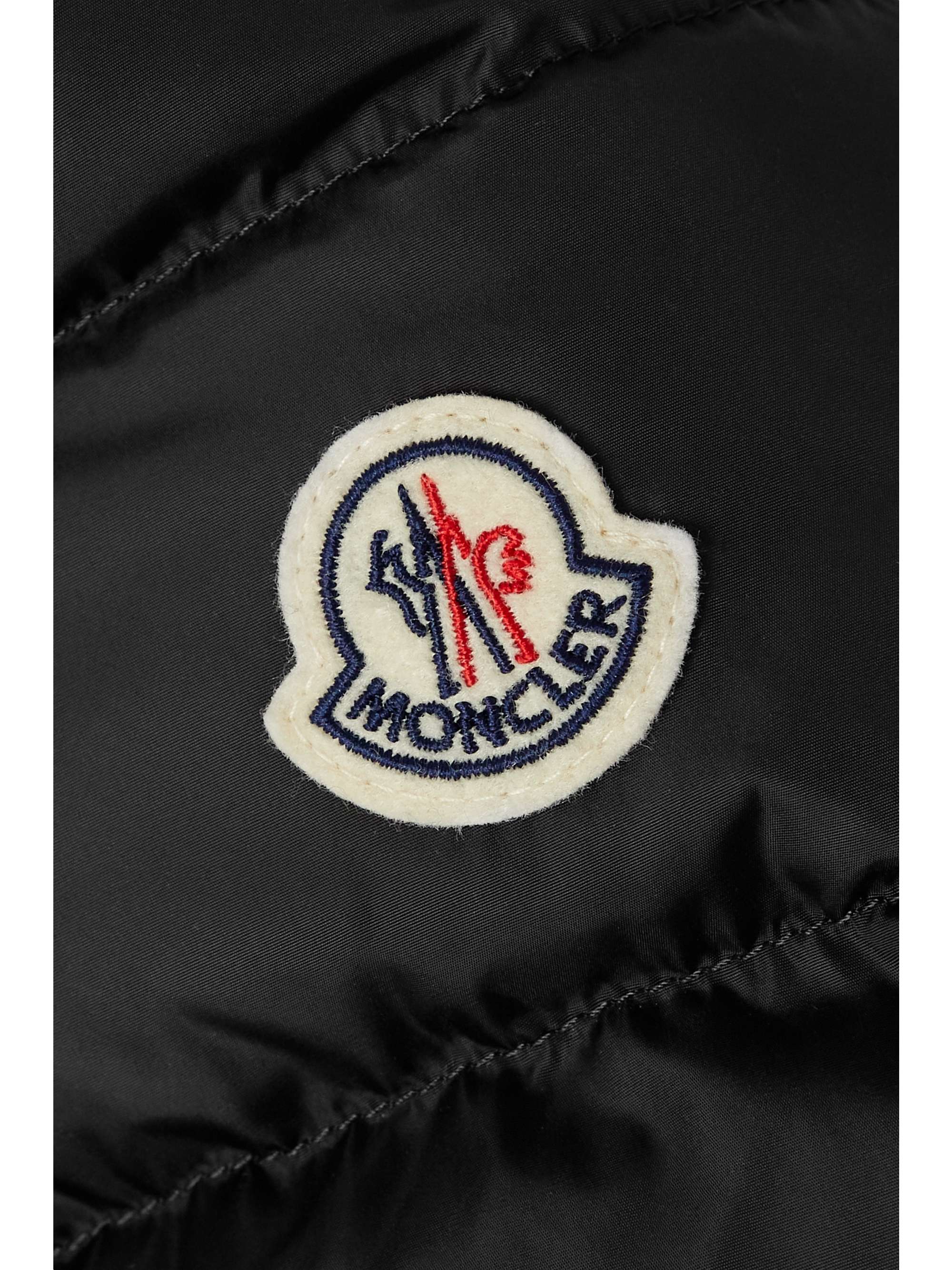 Flammette hooded quilted shell coat view