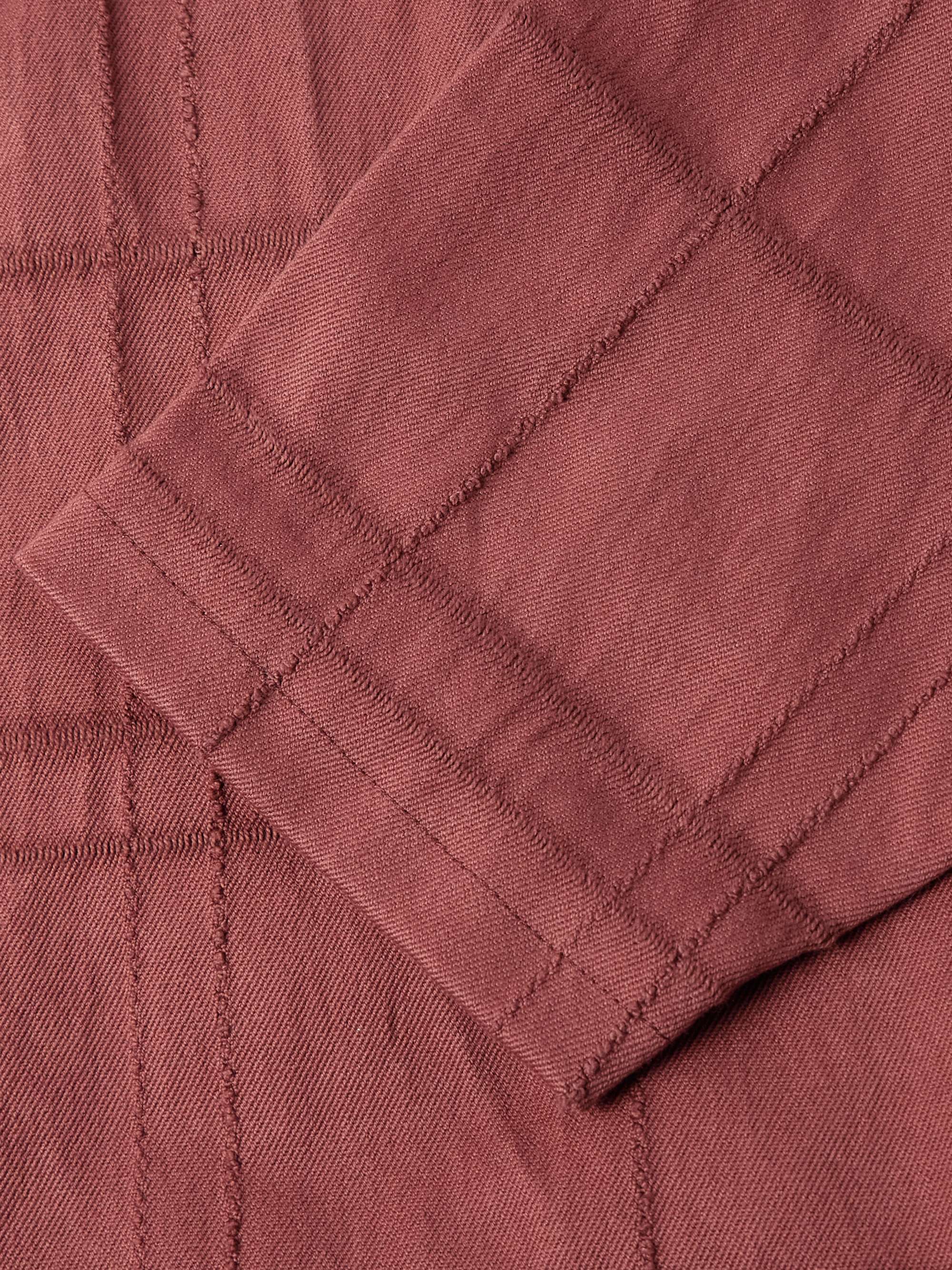 Checked Cotton-Blend Jacquard Jacket view