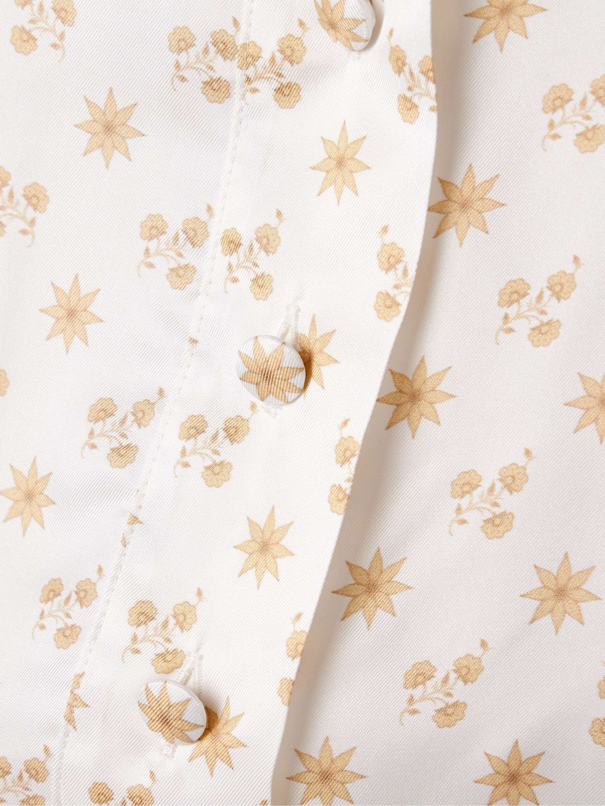 Josette floral-print twill shirt view
