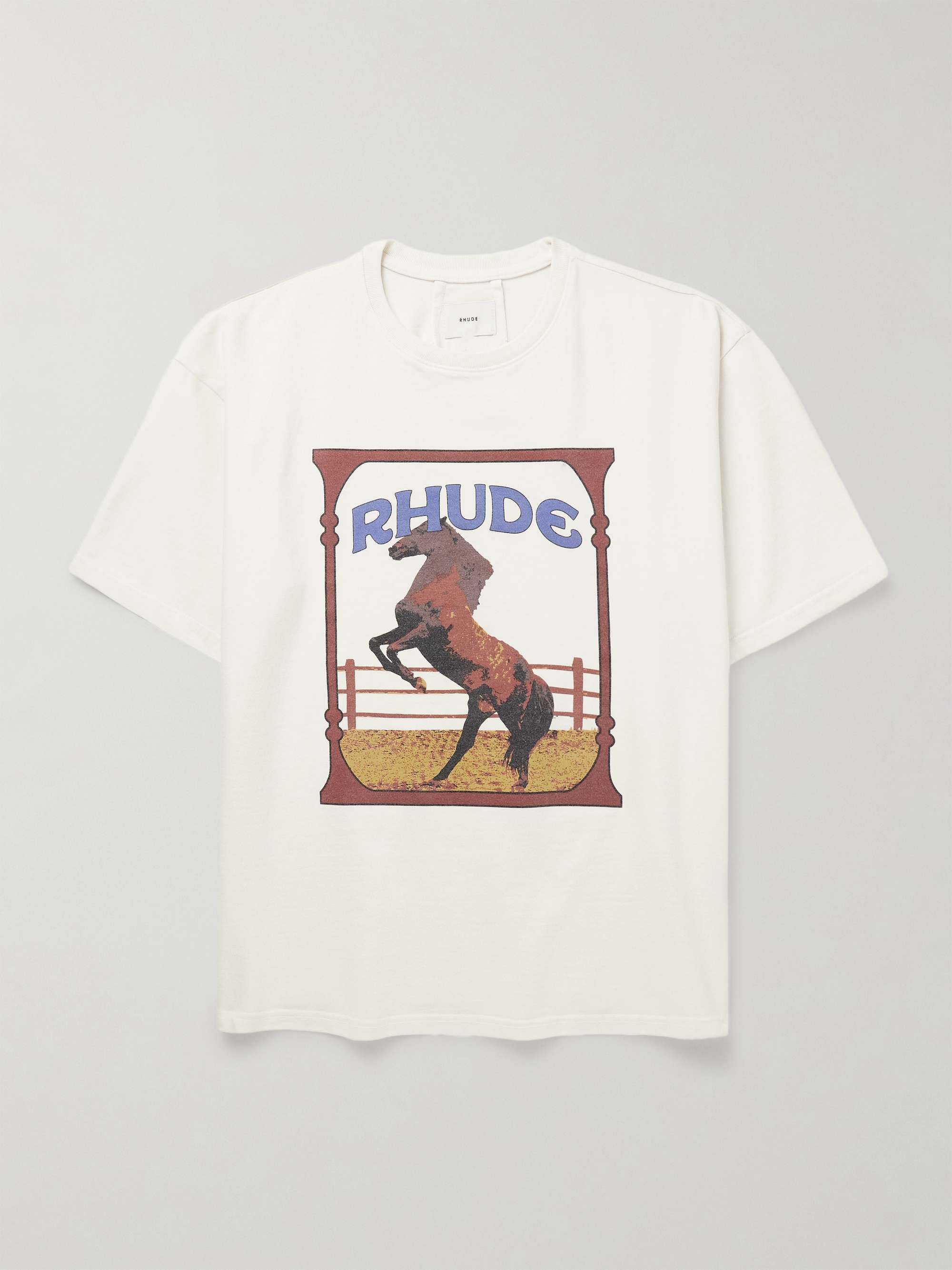 Cadre Noir Logo-Print Cotton-Jersey T-Shirt view