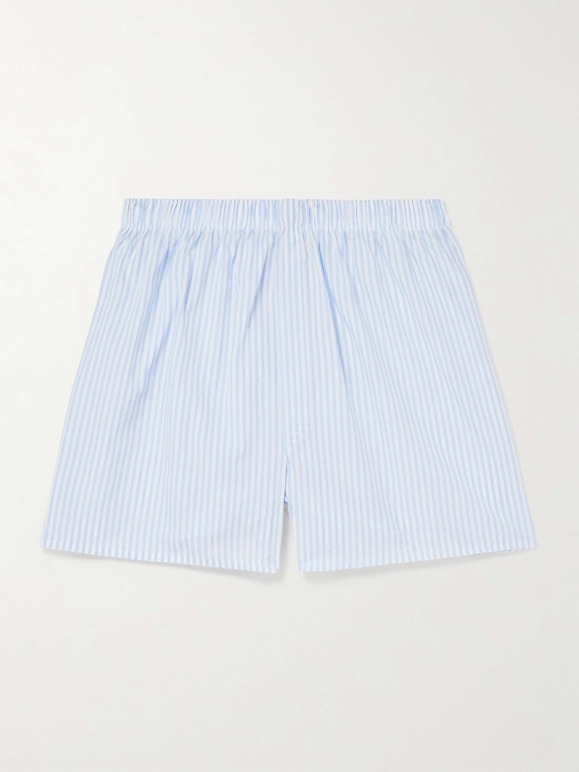 Striped Cotton Boxer Shorts view