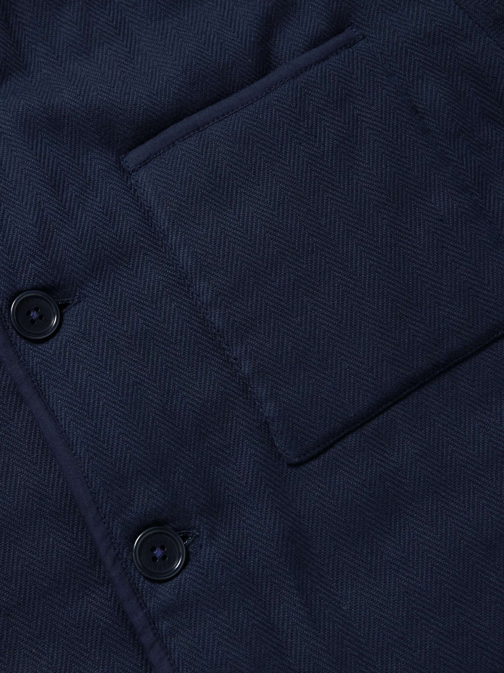 Paris Padded Herringbone Cotton Shirt Jacket view