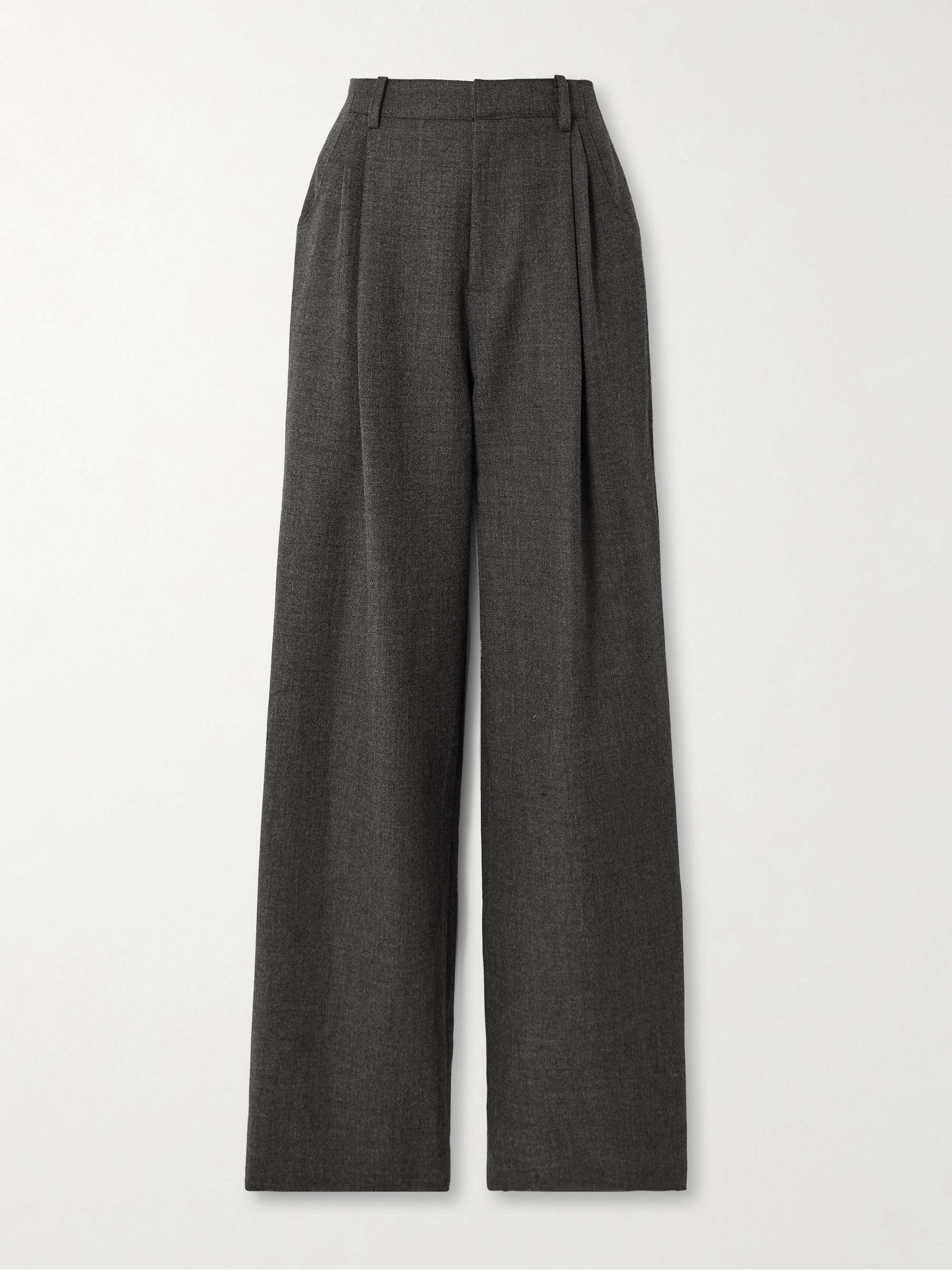 + The Vanguard Annie pleated wool wide-leg pants view