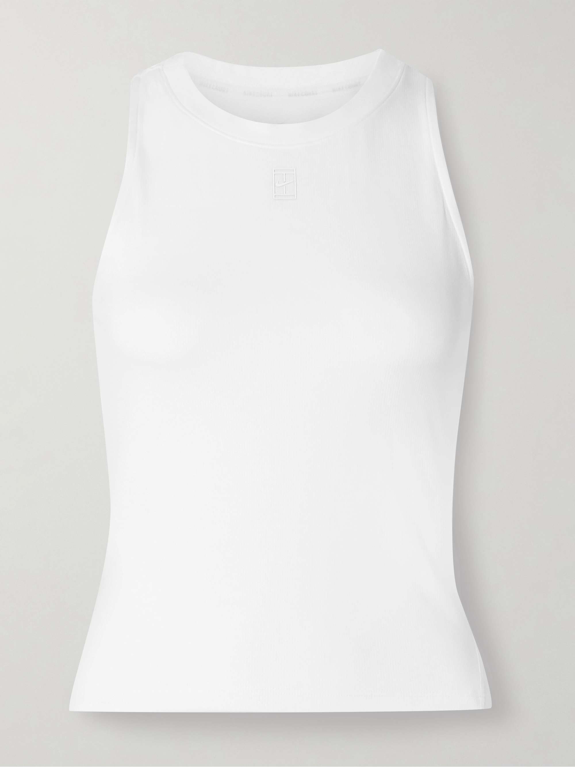 NikeCourt Advantage ribbed Dri-FIT tank view