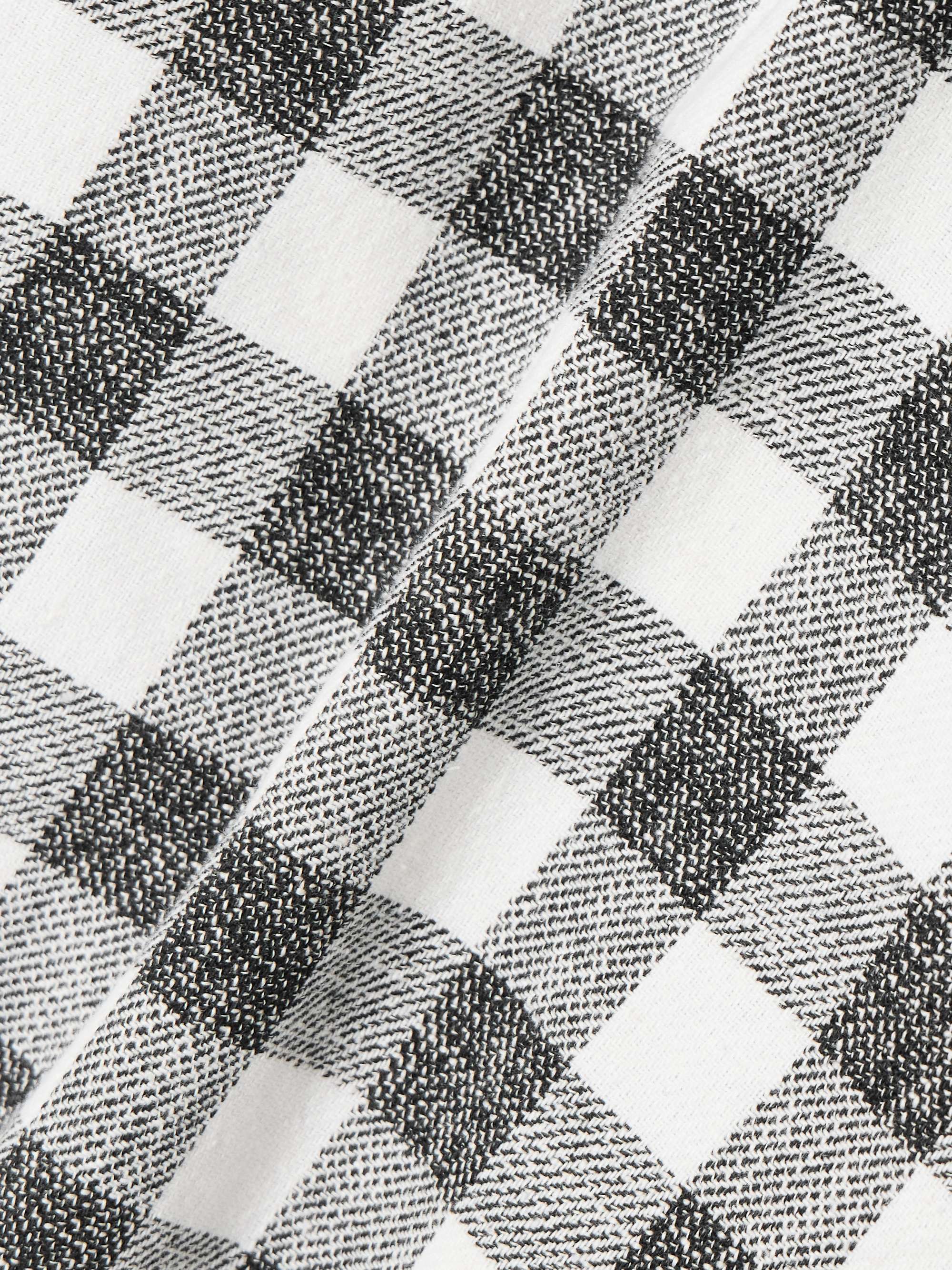 Mayflower gingham cotton-blend wide-leg pants view