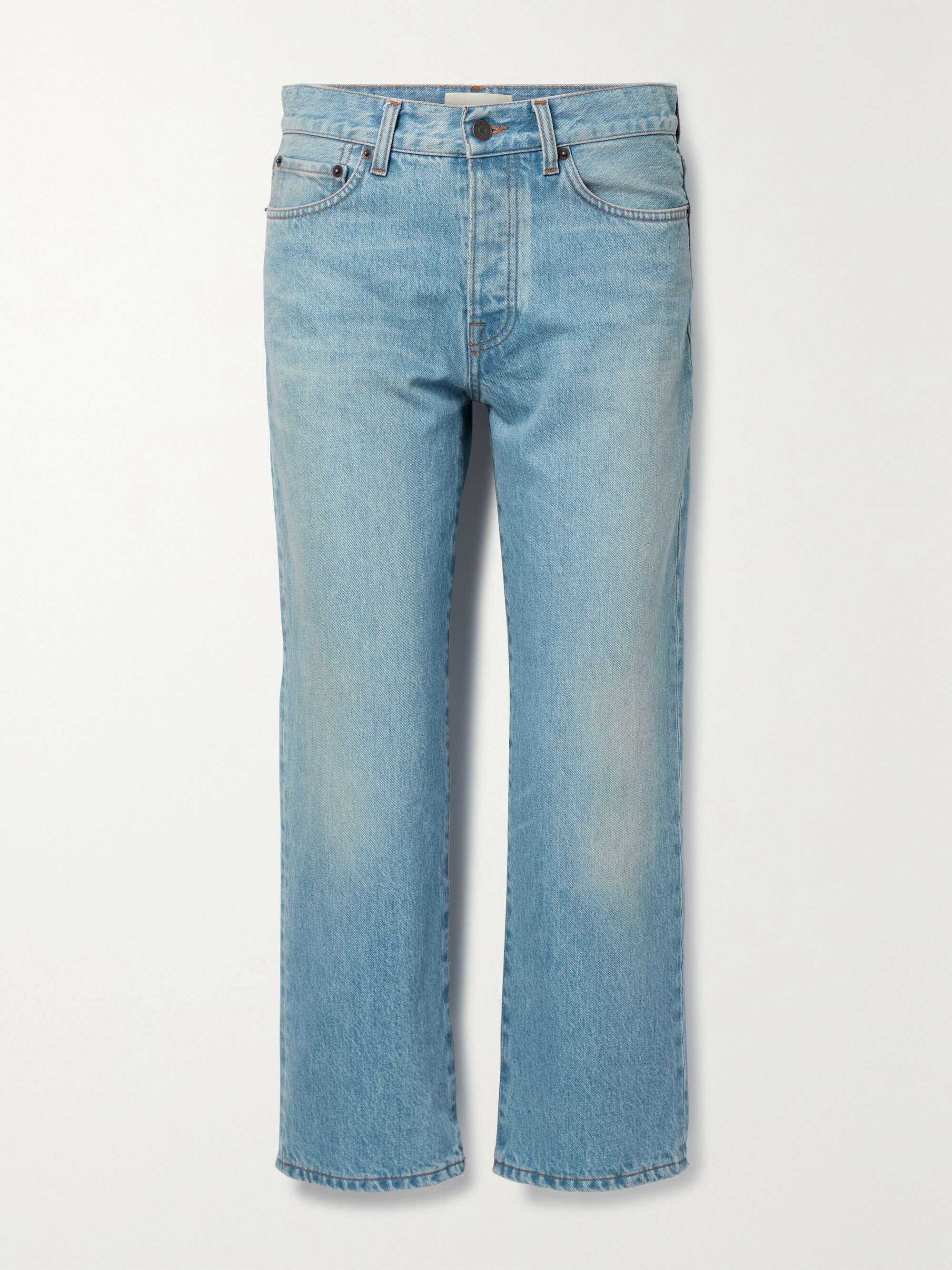 Lesley cropped high-rise flared jeans view
