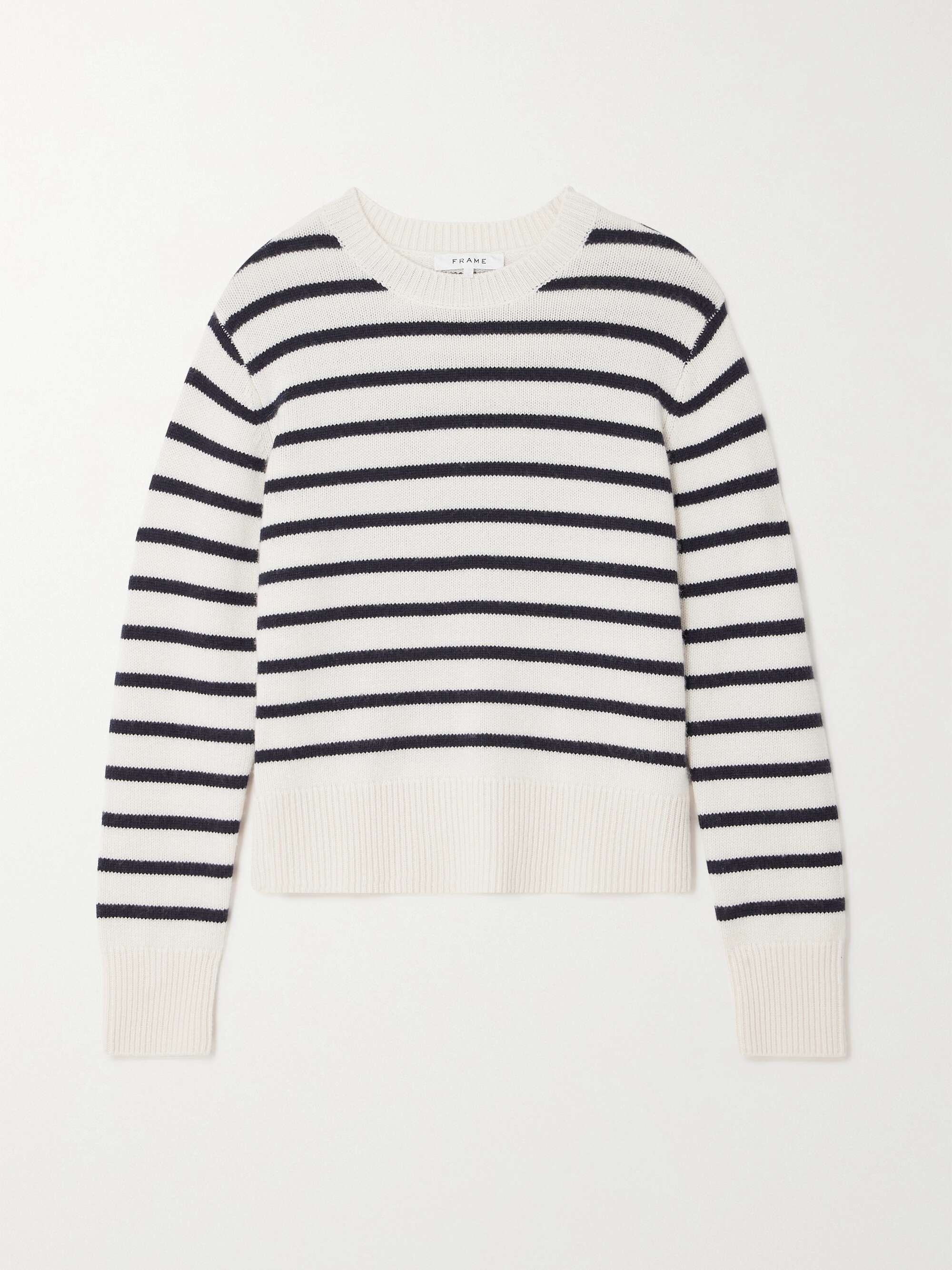 Striped cashmere sweater view