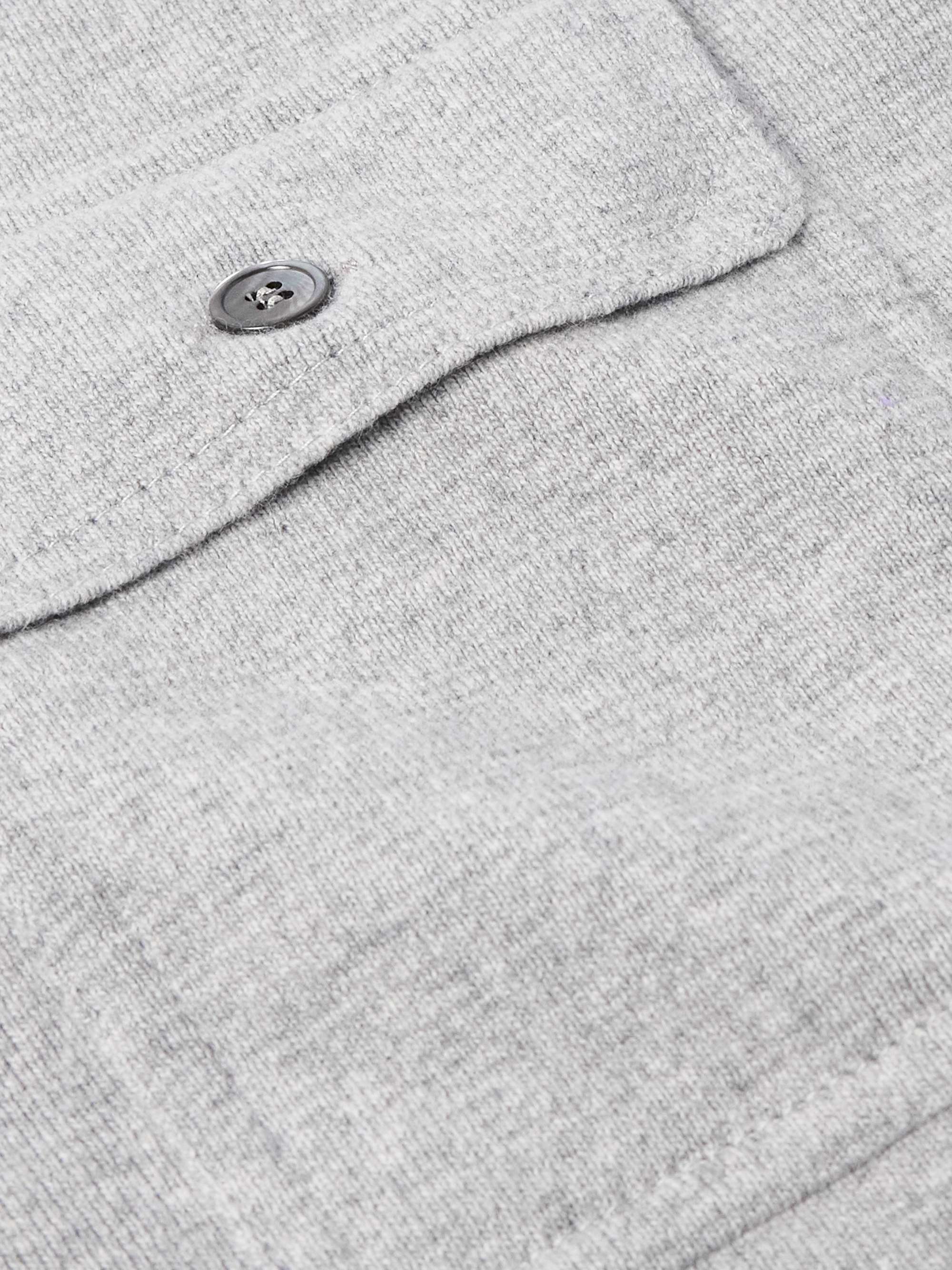 Merino Wool and Cashmere-Blend Overshirt view
