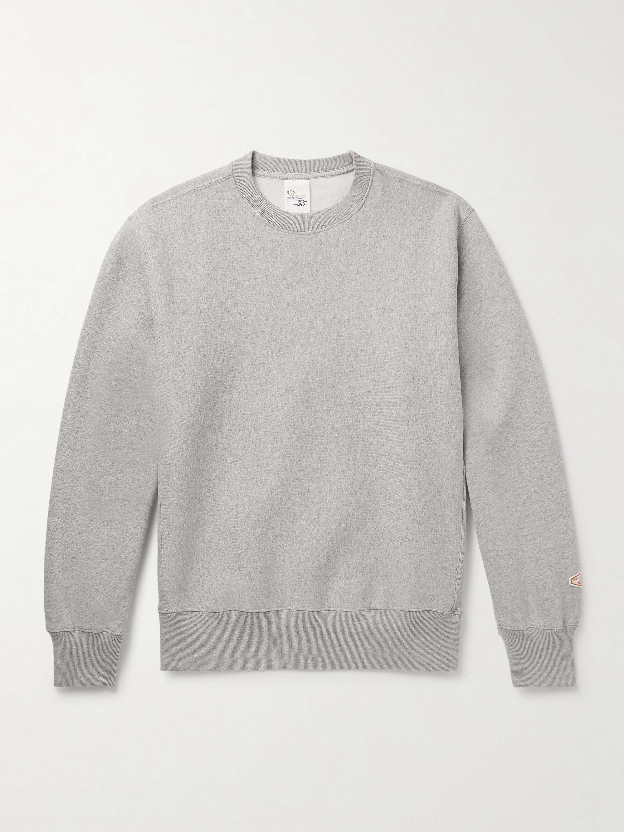 Hasse Logo-Appliquéd Cotton-Blend Jersey Sweatshirt view