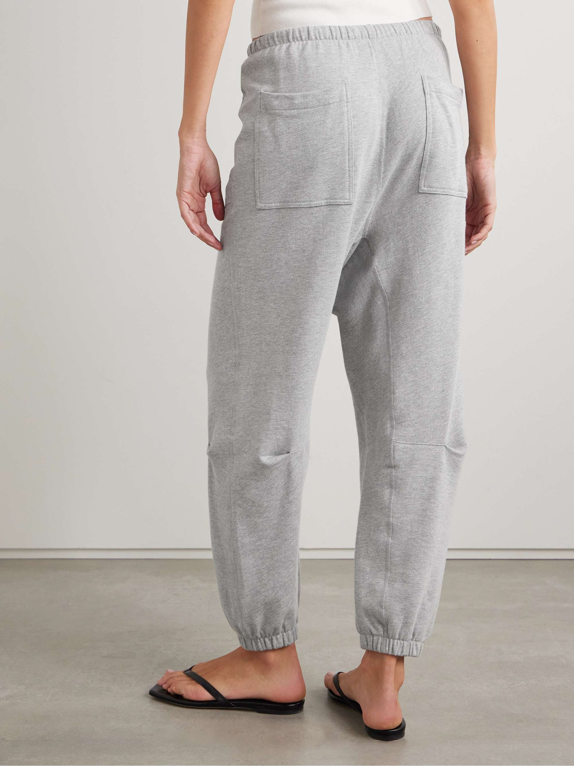 Dulce cotton-blend jersey track pants view