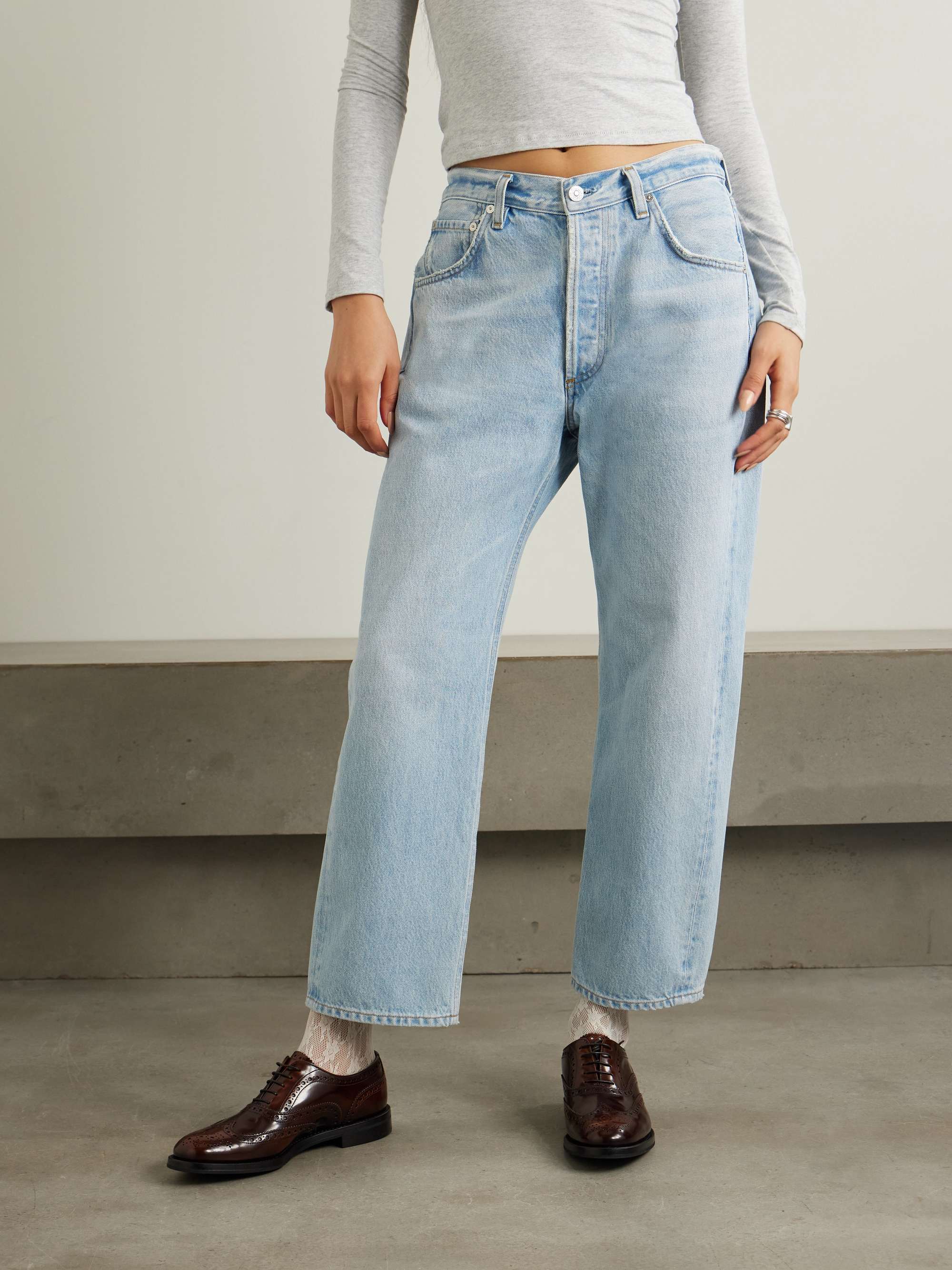 Winslow mid-rise boyfriend jeans view